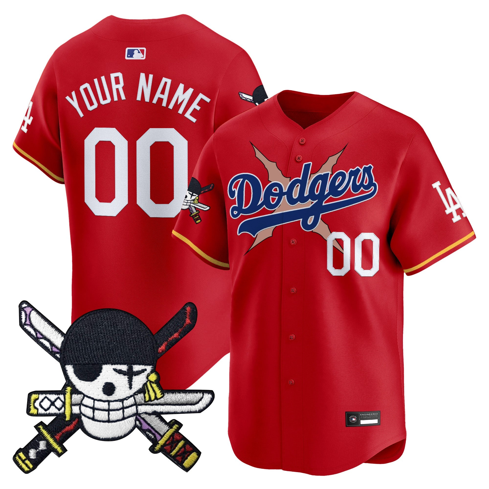One Piece Zoro Patch Vapor Premier Limited Custom Jersey – Stitched