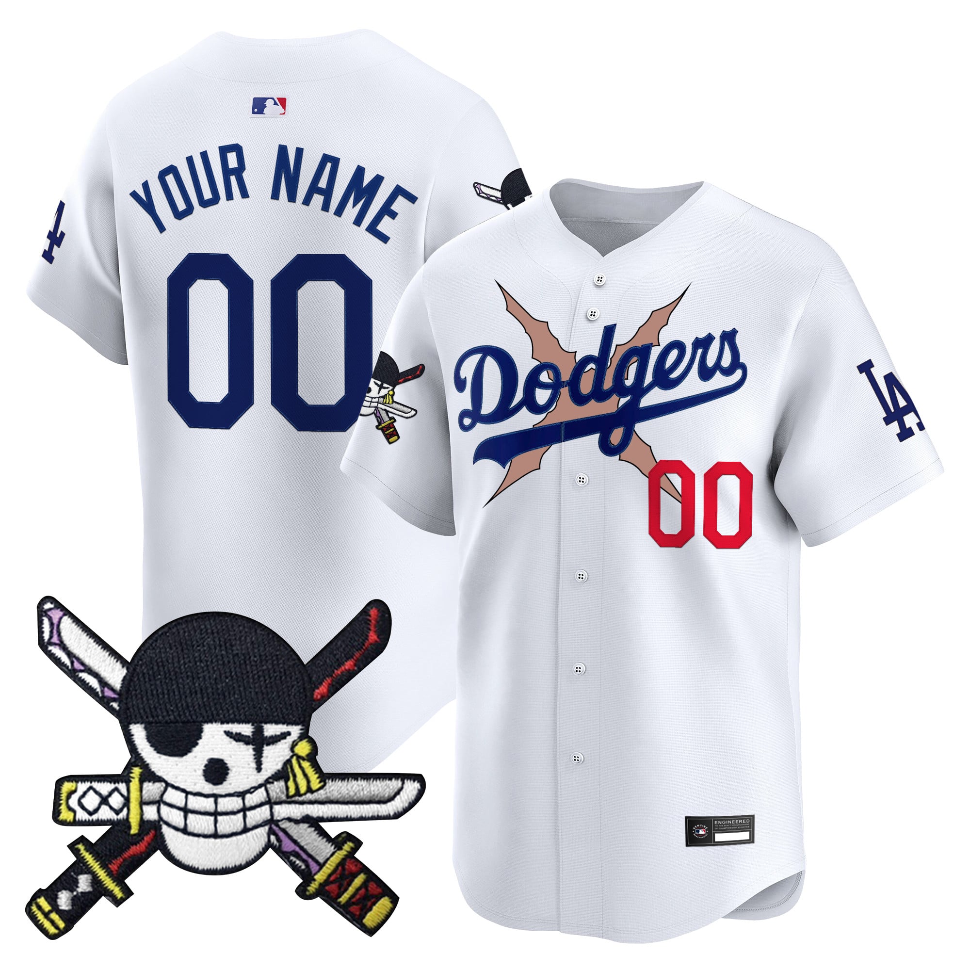 One Piece Zoro Patch Vapor Premier Limited Custom Jersey – Stitched