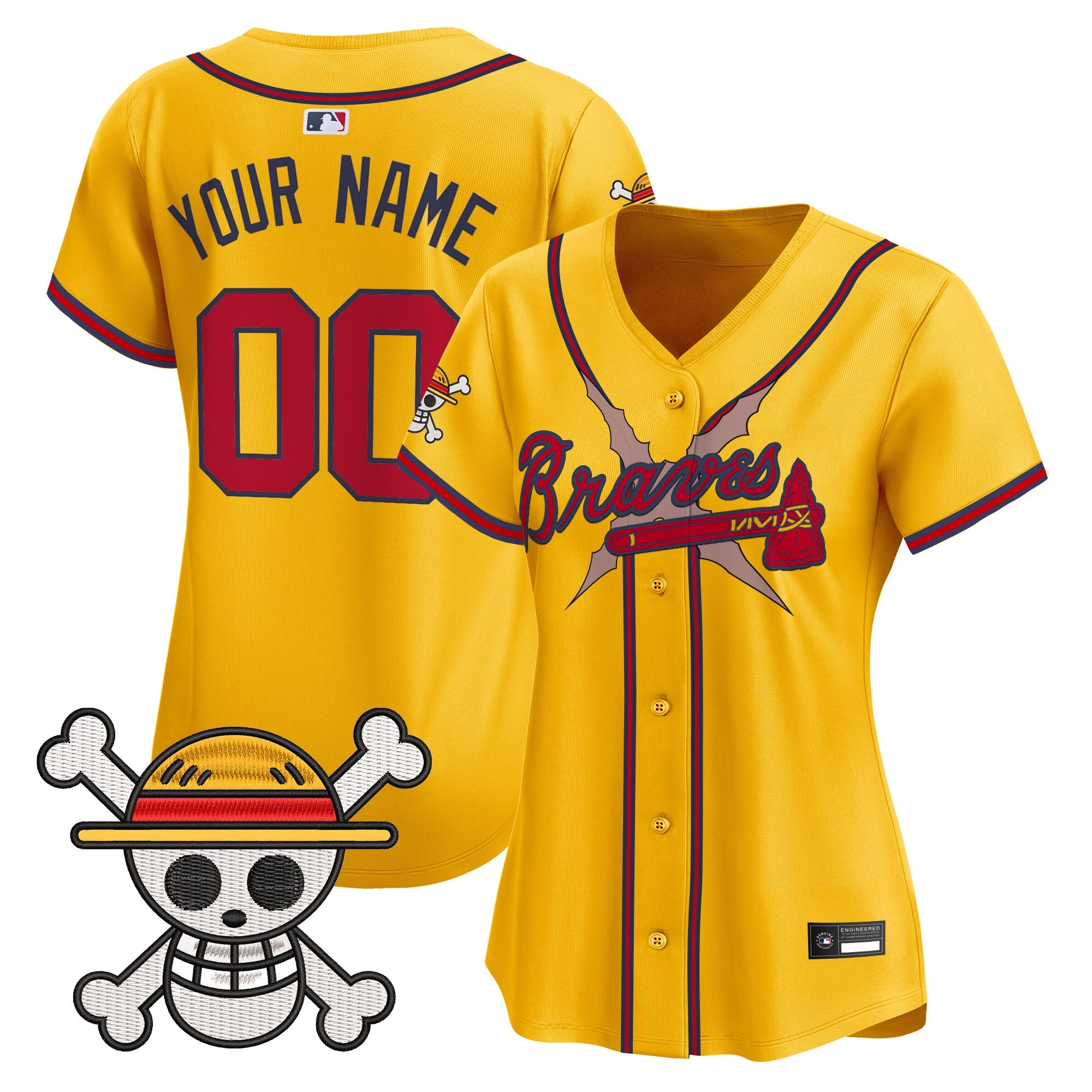 One Piece Vapor Premier Limited Custom Jersey – Stitched