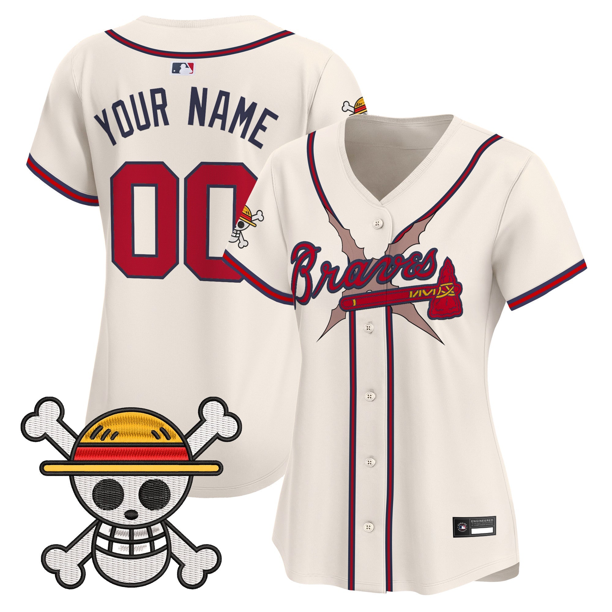 One Piece Vapor Premier Limited Custom Jersey – Stitched