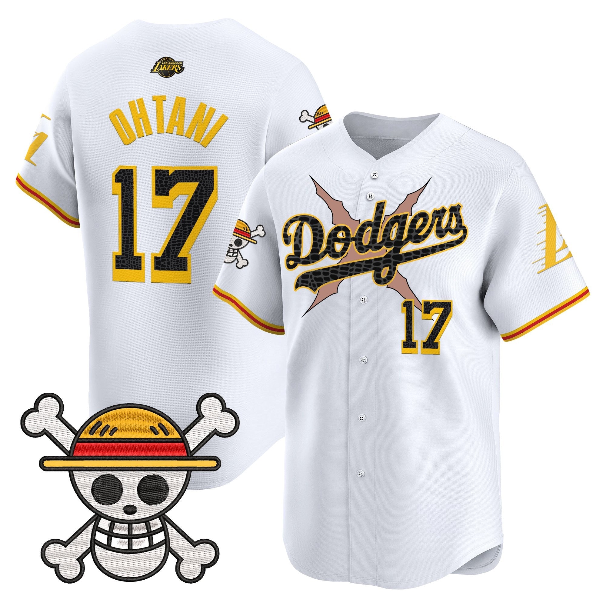 Men’s x One Piece x Mamba Vapor Premier Limited Jersey – Stitched