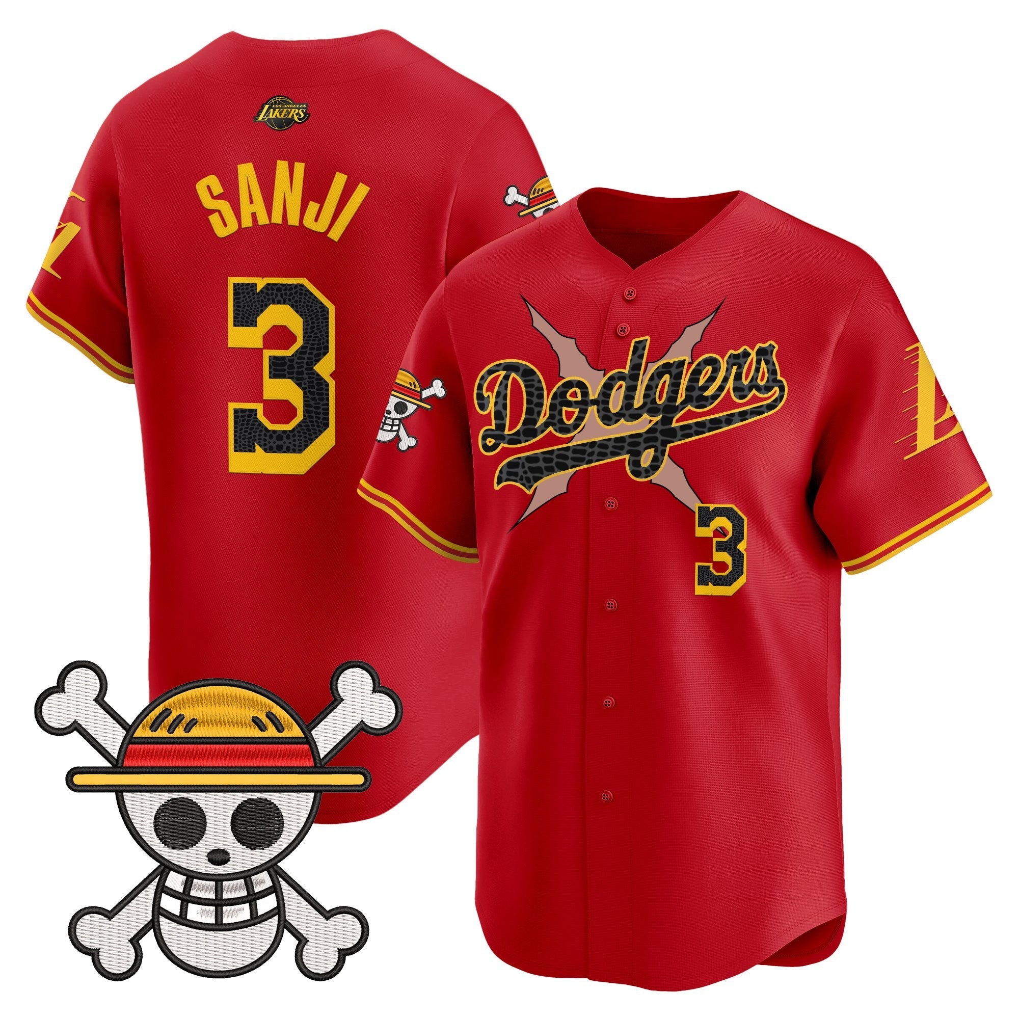 Men’s x One Piece x Mamba Vapor Premier Limited Jersey – Stitched