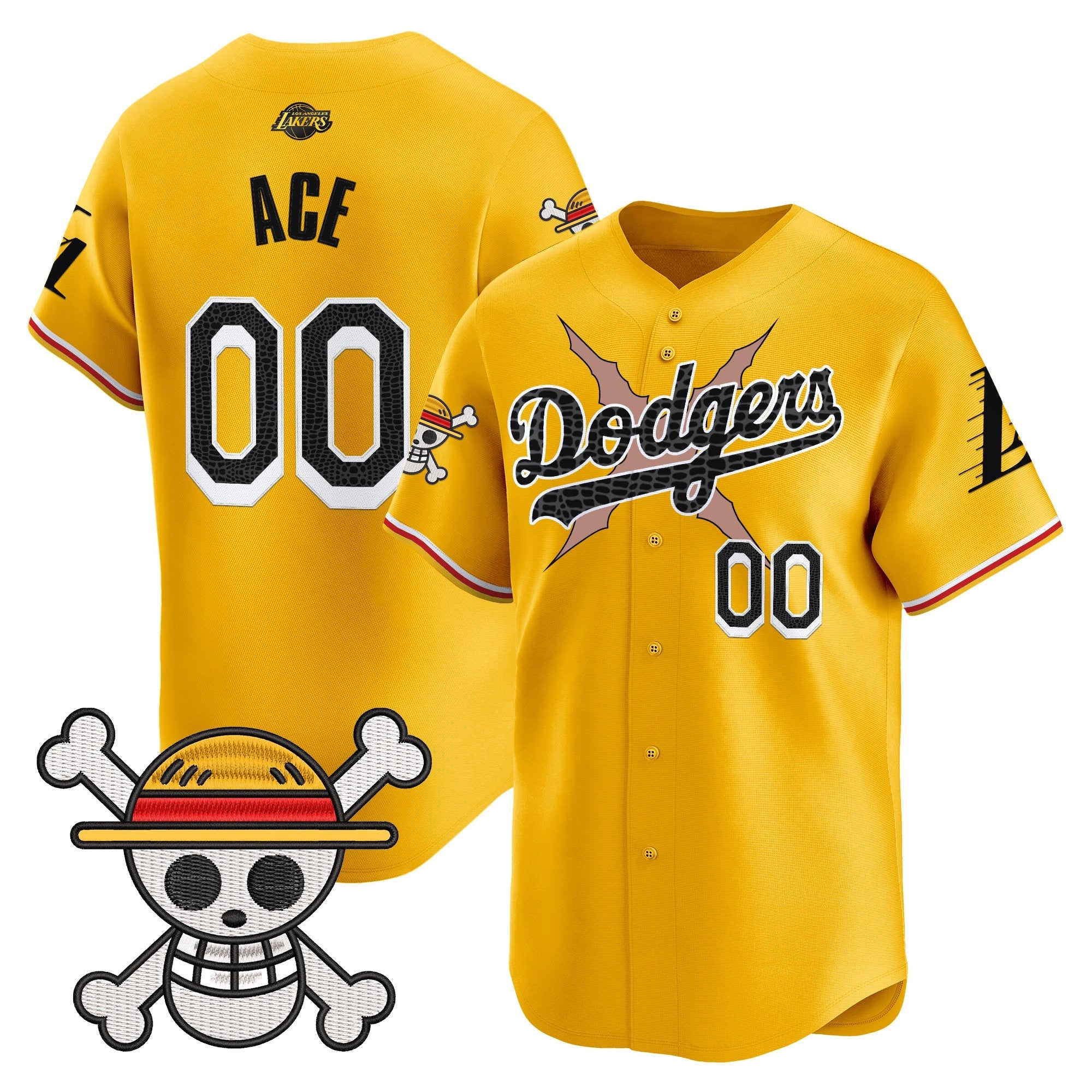 Men’s x One Piece x Mamba Vapor Premier Limited Jersey – Stitched