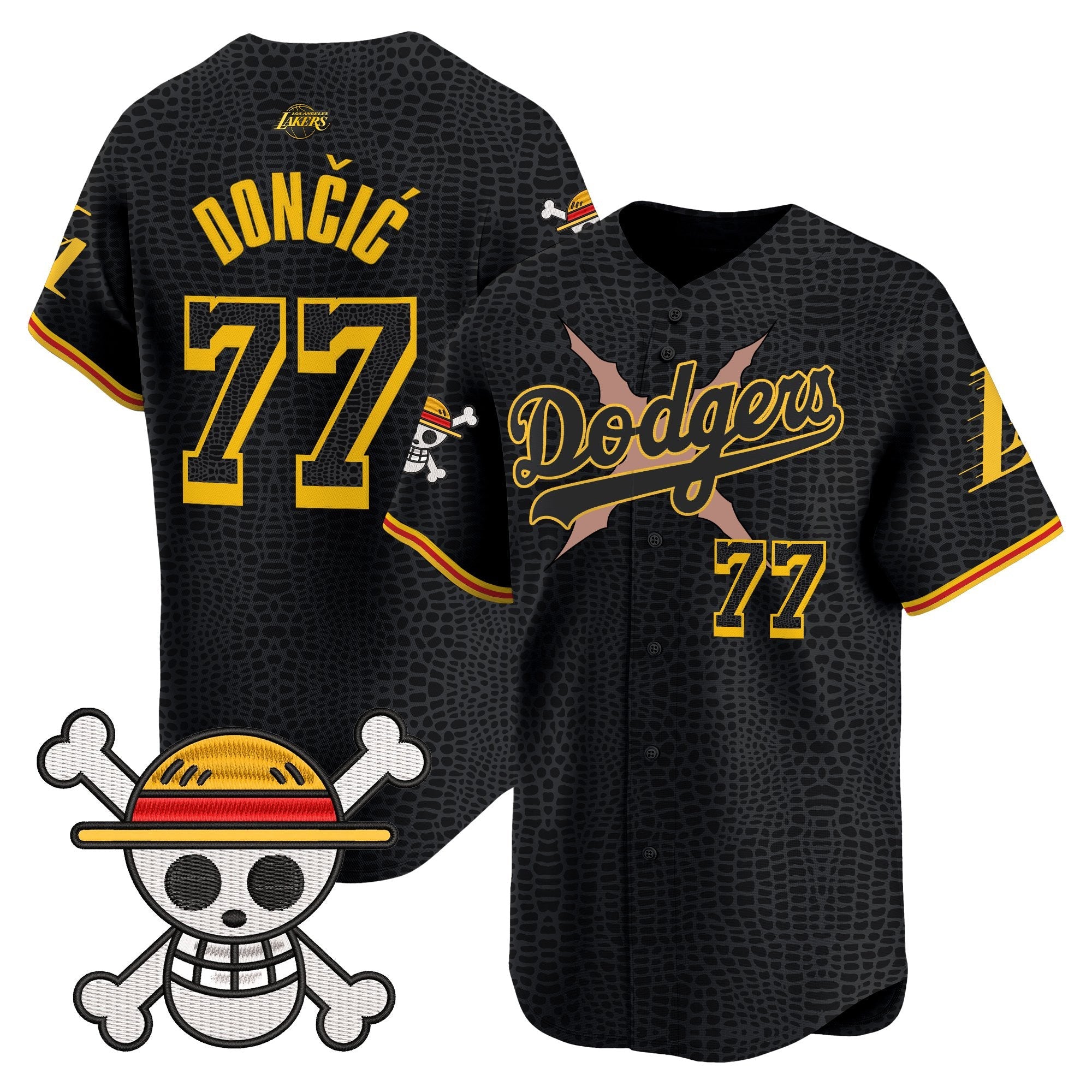 Men’s x One Piece x Mamba Vapor Premier Limited Jersey – Stitched