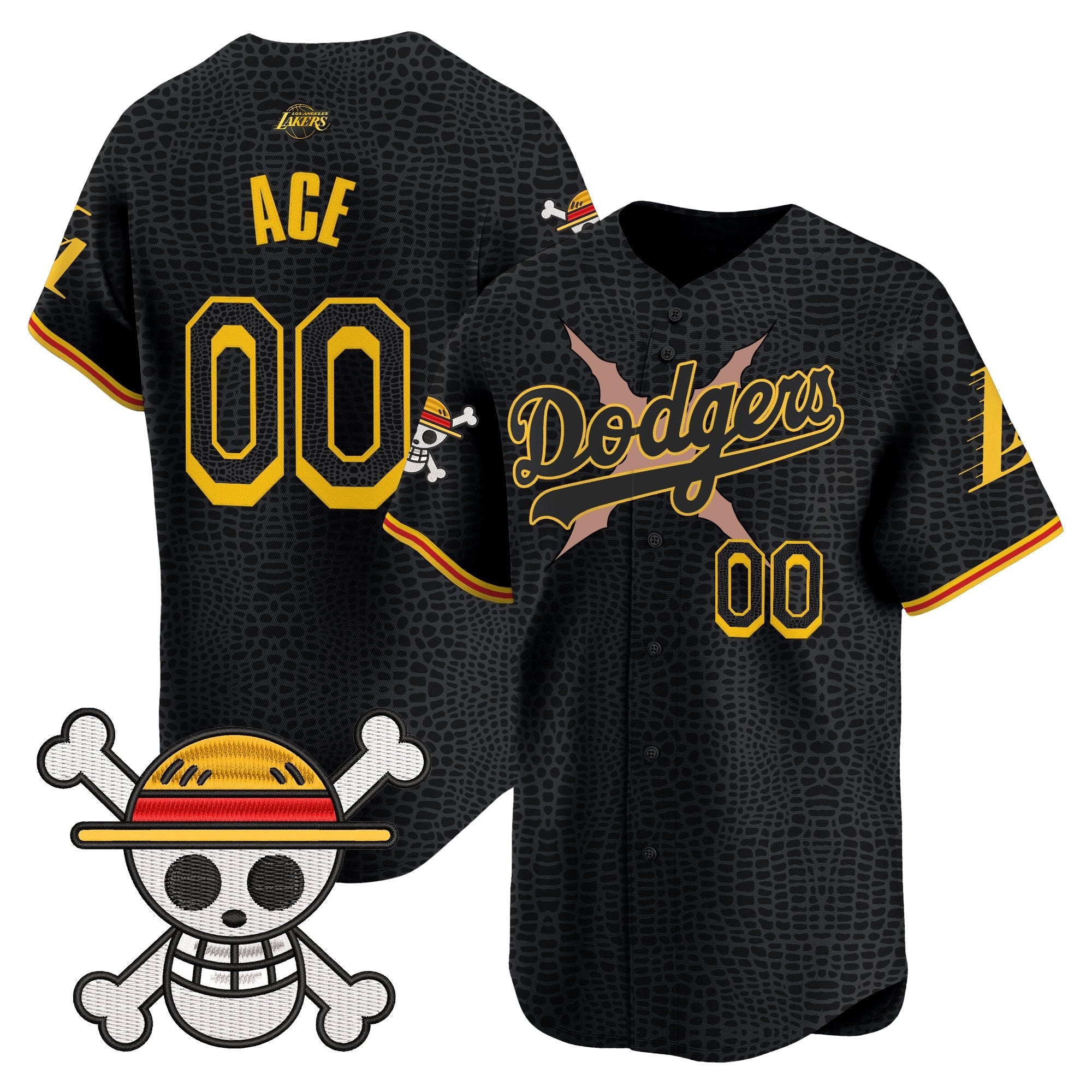 Men’s x One Piece x Mamba Vapor Premier Limited Jersey – Stitched