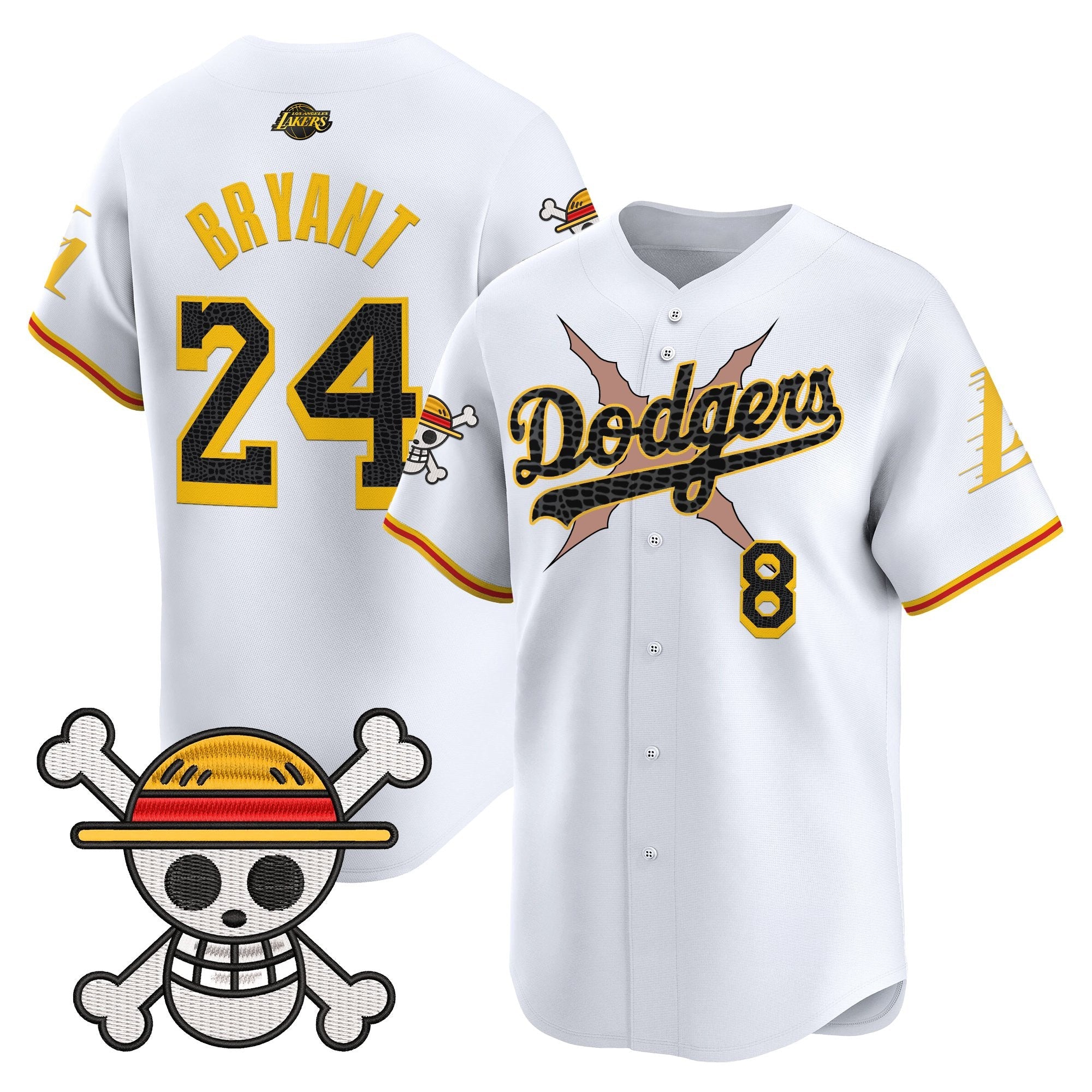 Men’s x One Piece x Mamba Vapor Premier Limited Jersey – Stitched
