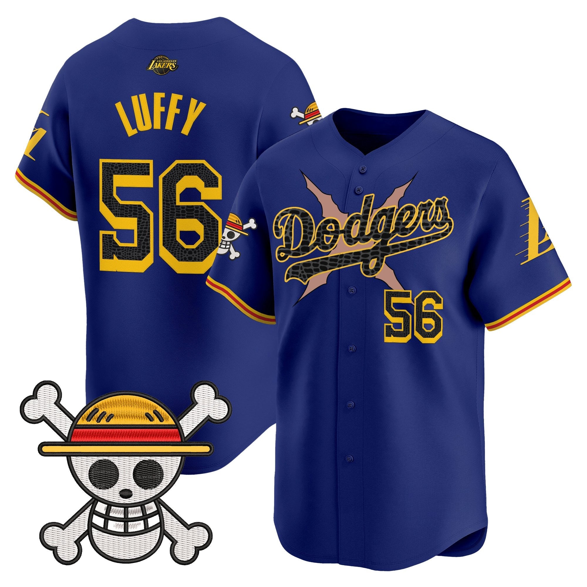 Men’s x One Piece x Mamba Vapor Premier Limited Jersey – Stitched