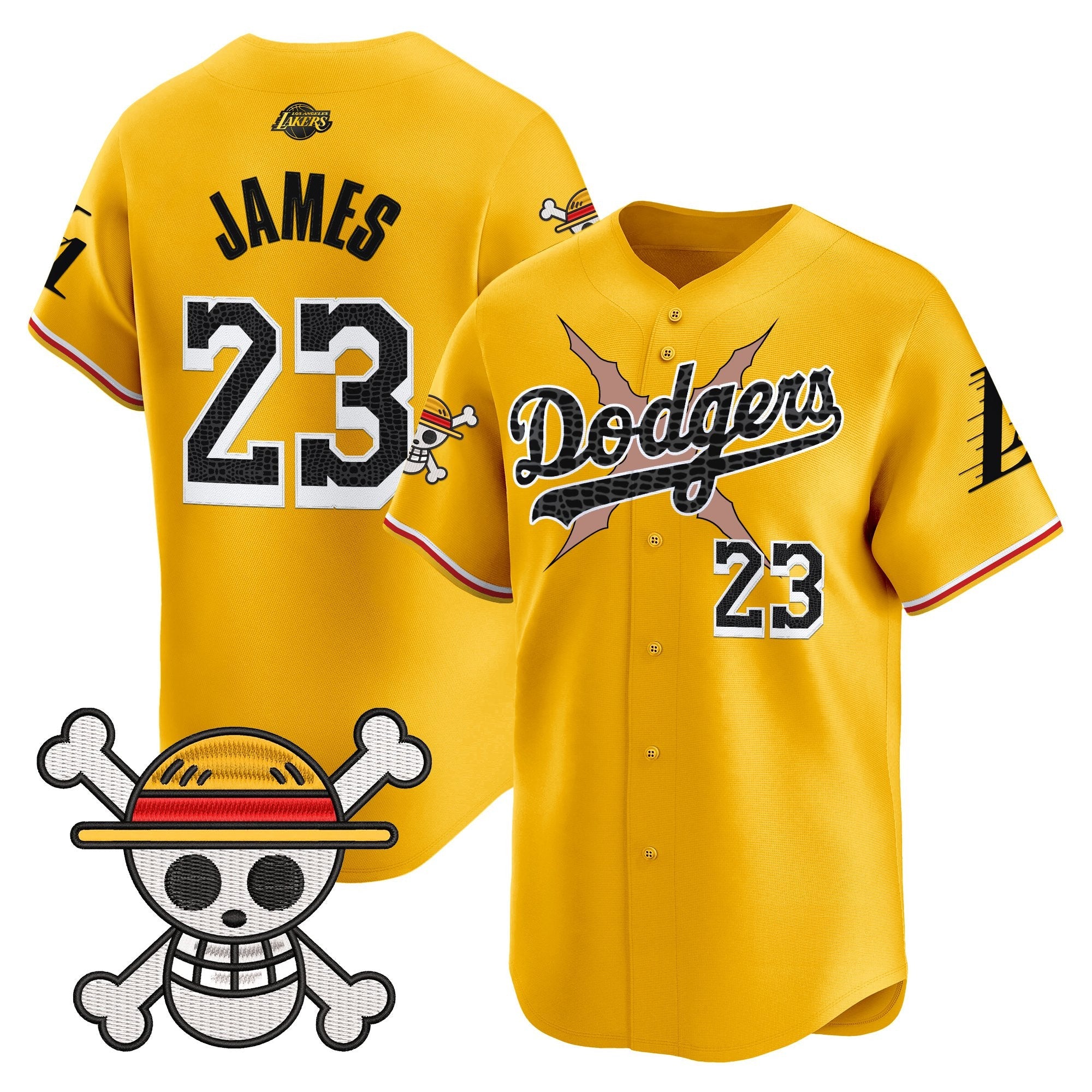 Men’s x One Piece x Mamba Vapor Premier Limited Jersey – Stitched