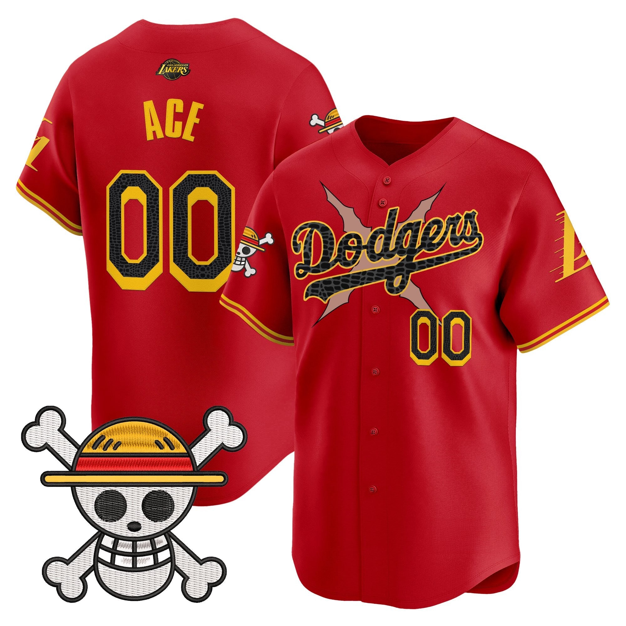 Men’s x One Piece x Mamba Vapor Premier Limited Jersey – Stitched