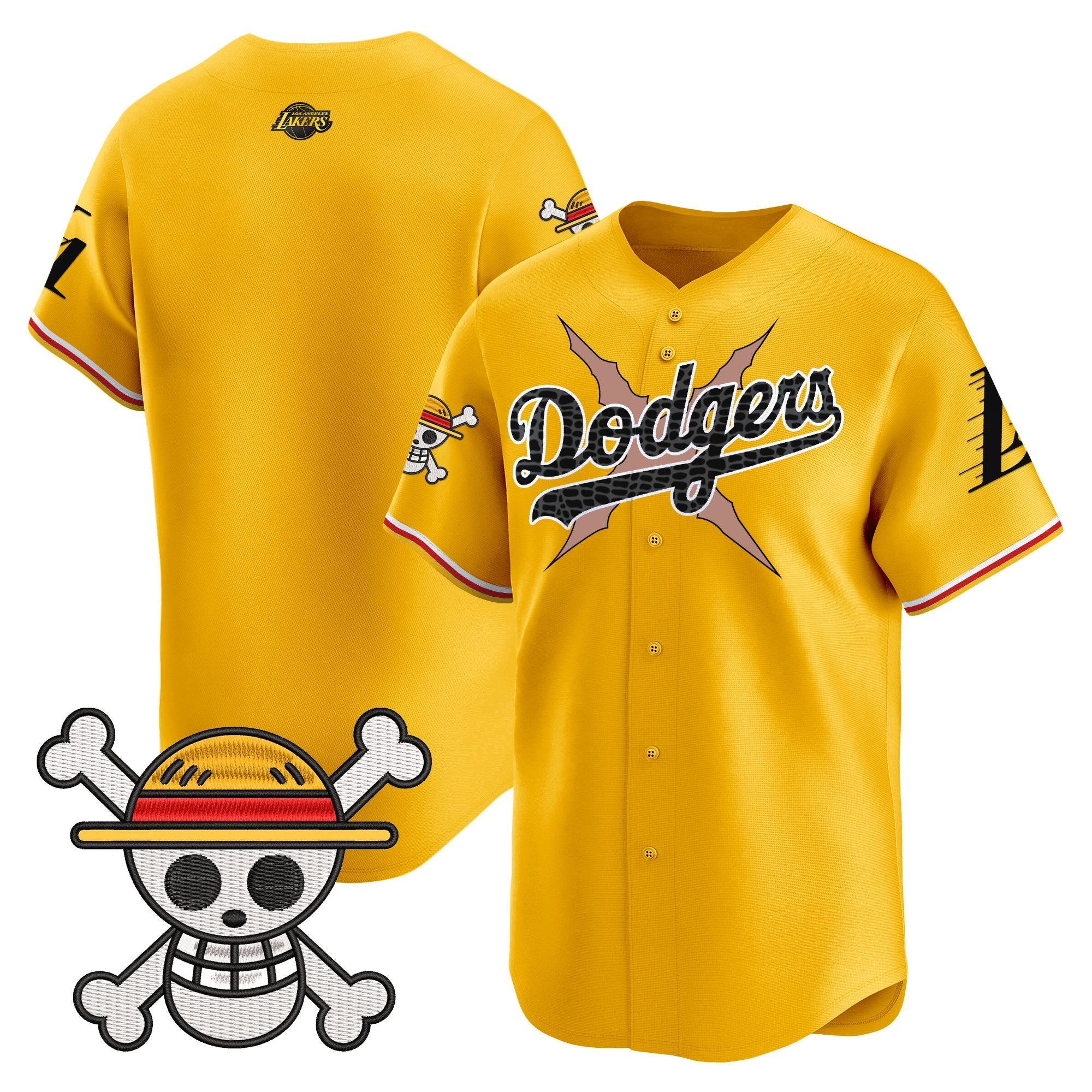Men’s x One Piece x Mamba Vapor Premier Limited Jersey – Stitched
