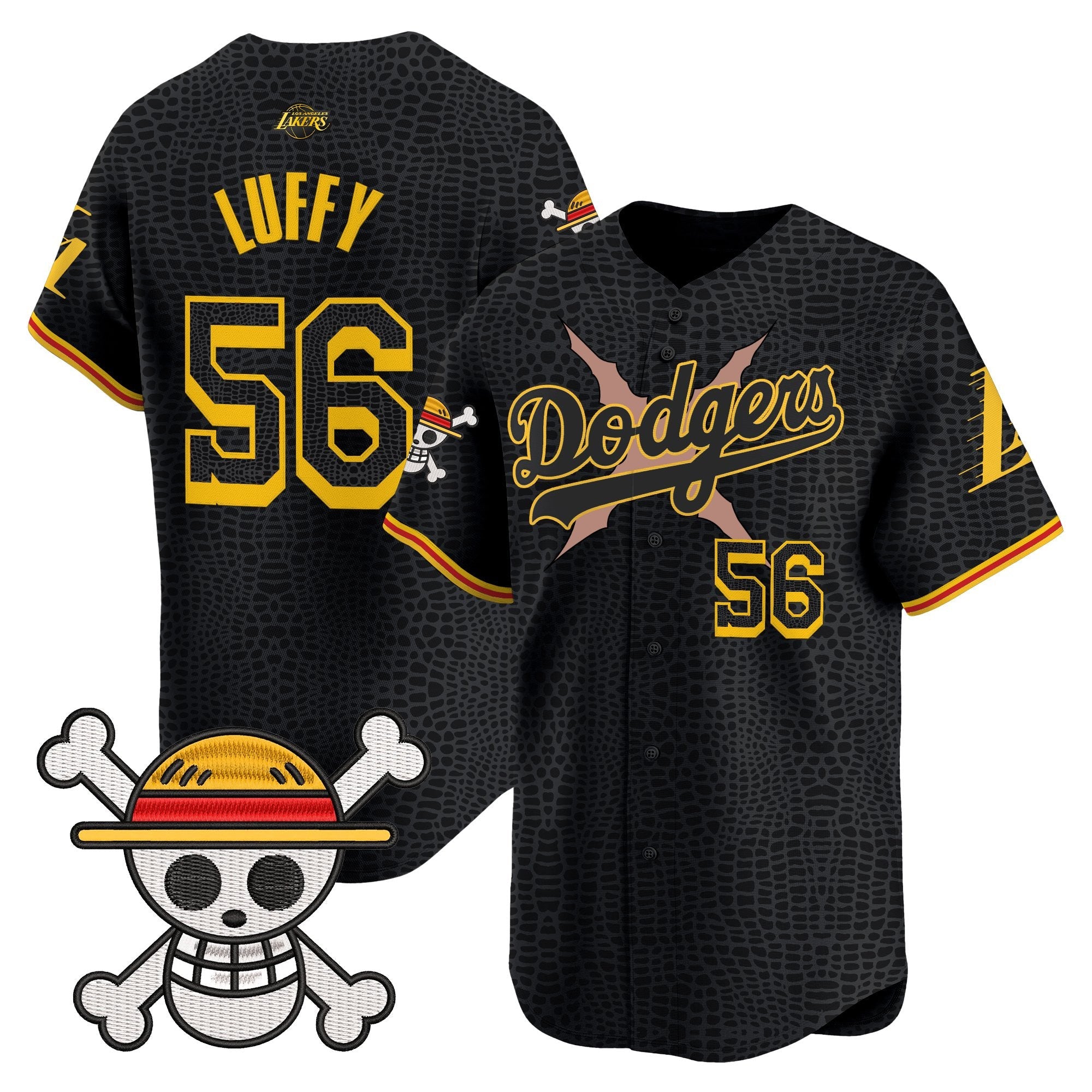 Men’s x One Piece x Mamba Vapor Premier Limited Jersey – Stitched
