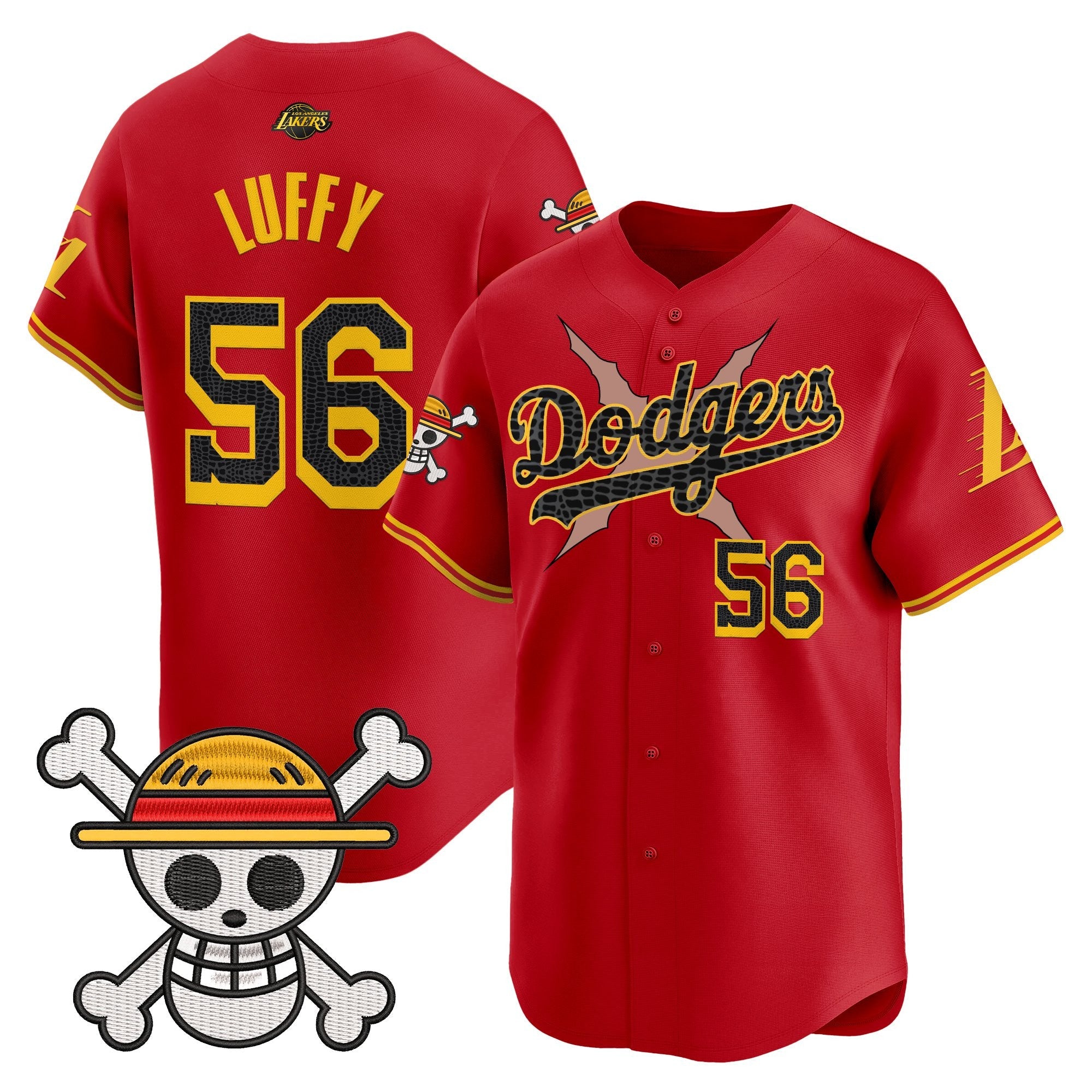 Men’s x One Piece x Mamba Vapor Premier Limited Jersey – Stitched