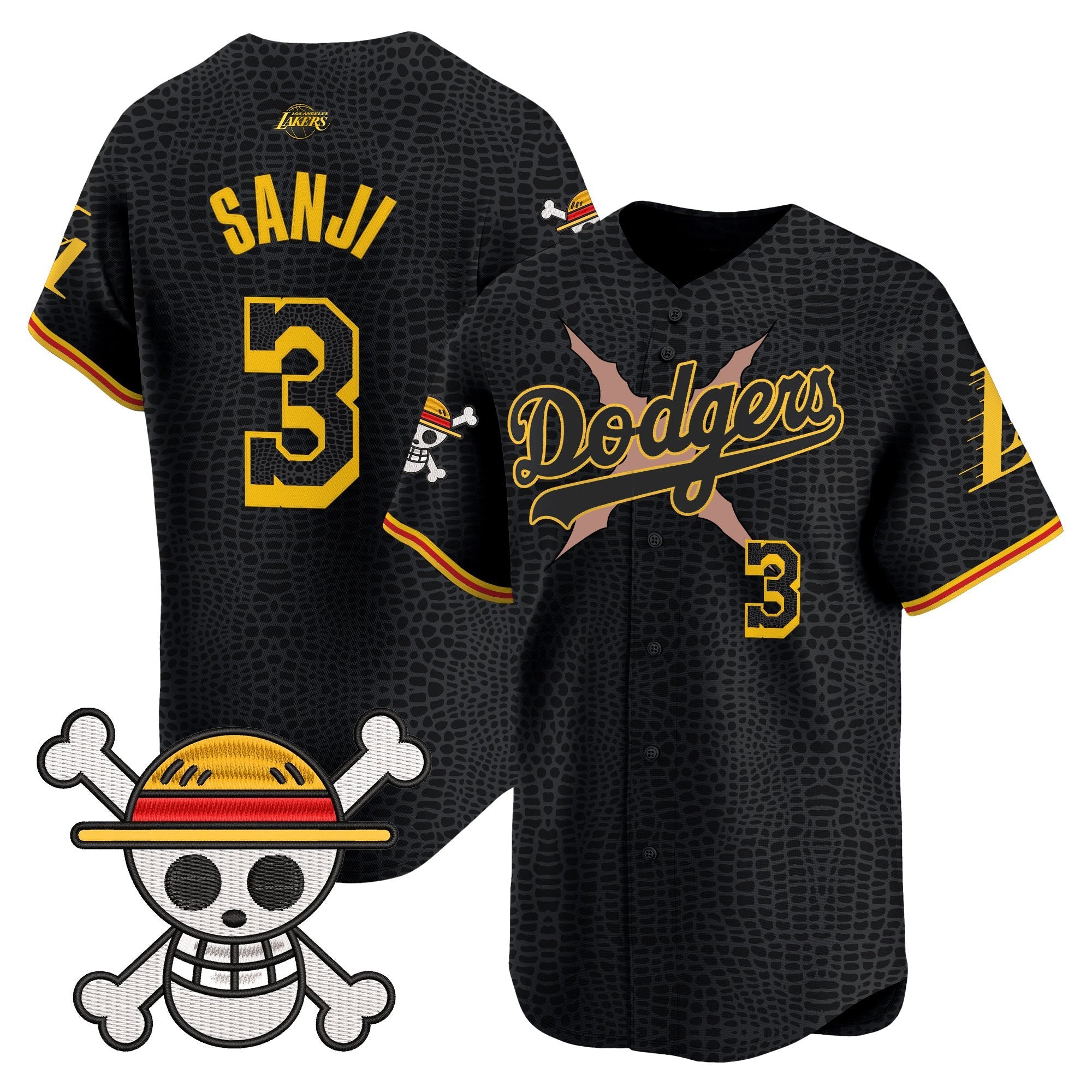 Men’s x One Piece x Mamba Vapor Premier Limited Jersey – Stitched