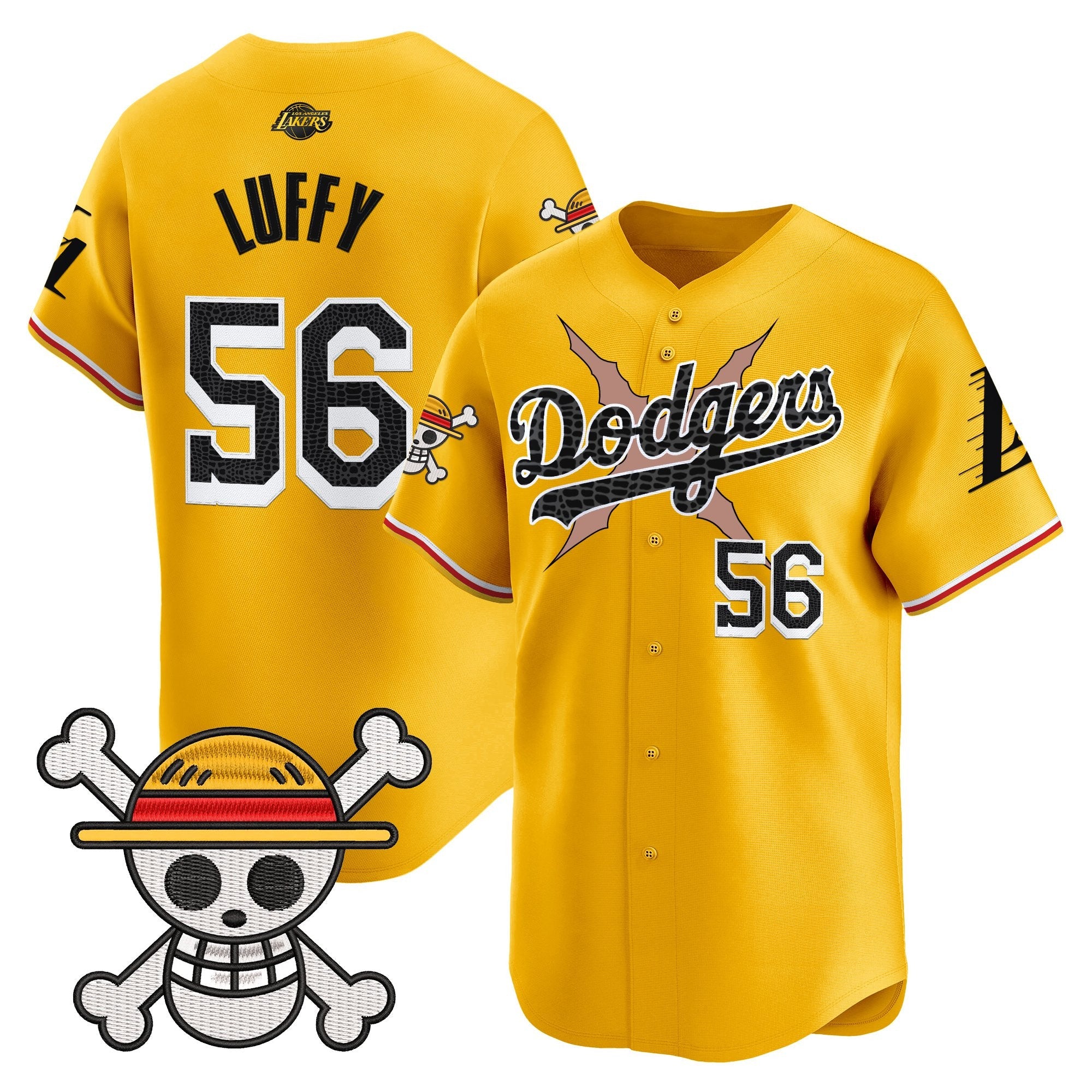 Men’s x One Piece x Mamba Vapor Premier Limited Jersey – Stitched