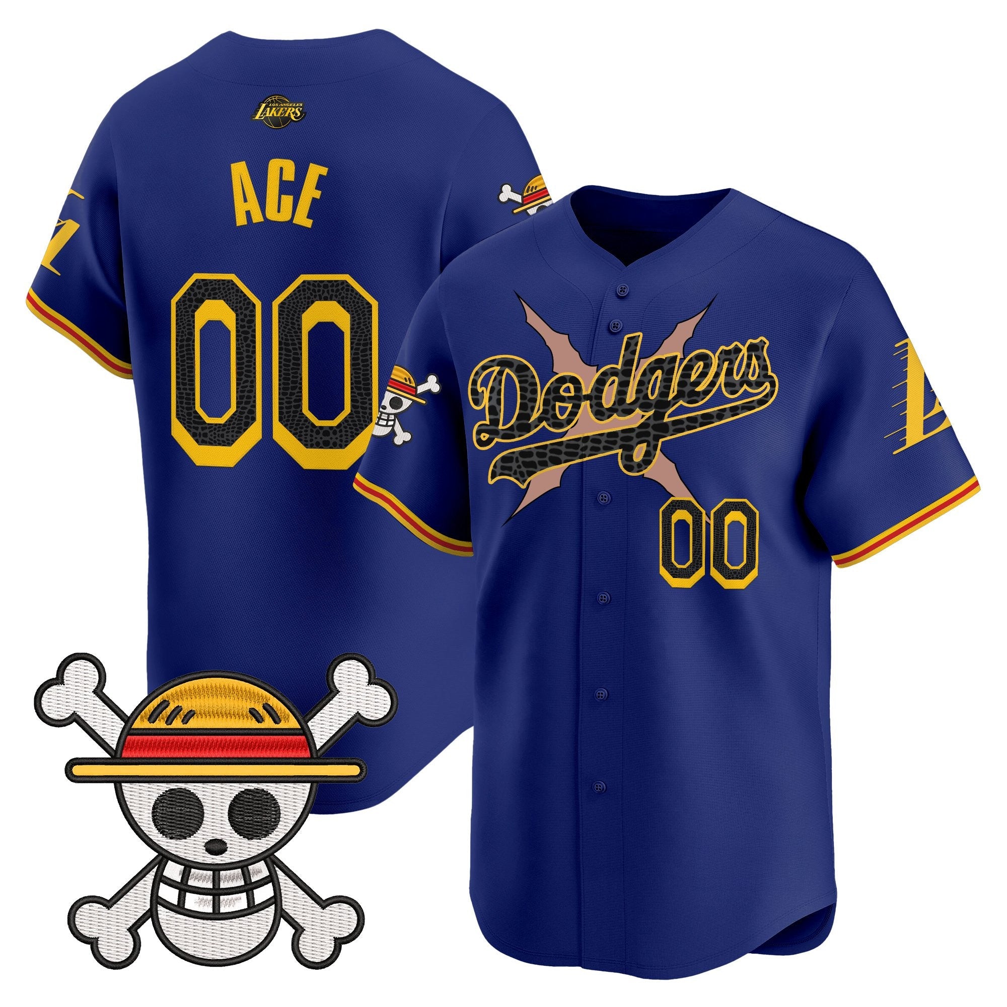 Men’s x One Piece x Mamba Vapor Premier Limited Jersey – Stitched