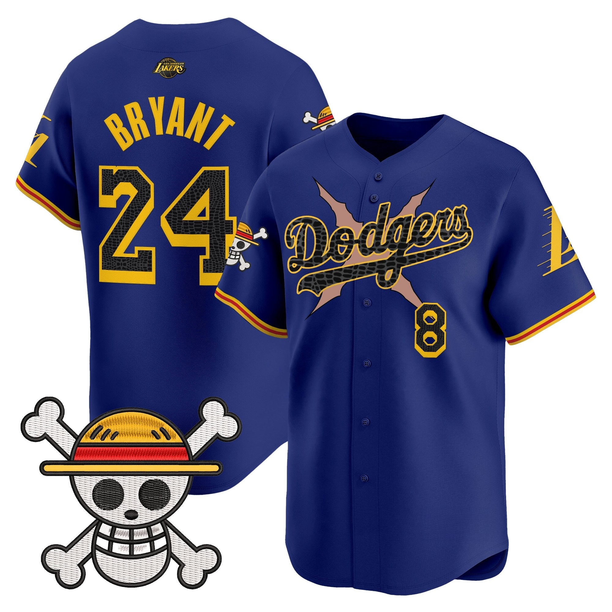 Men’s x One Piece x Mamba Vapor Premier Limited Jersey – Stitched