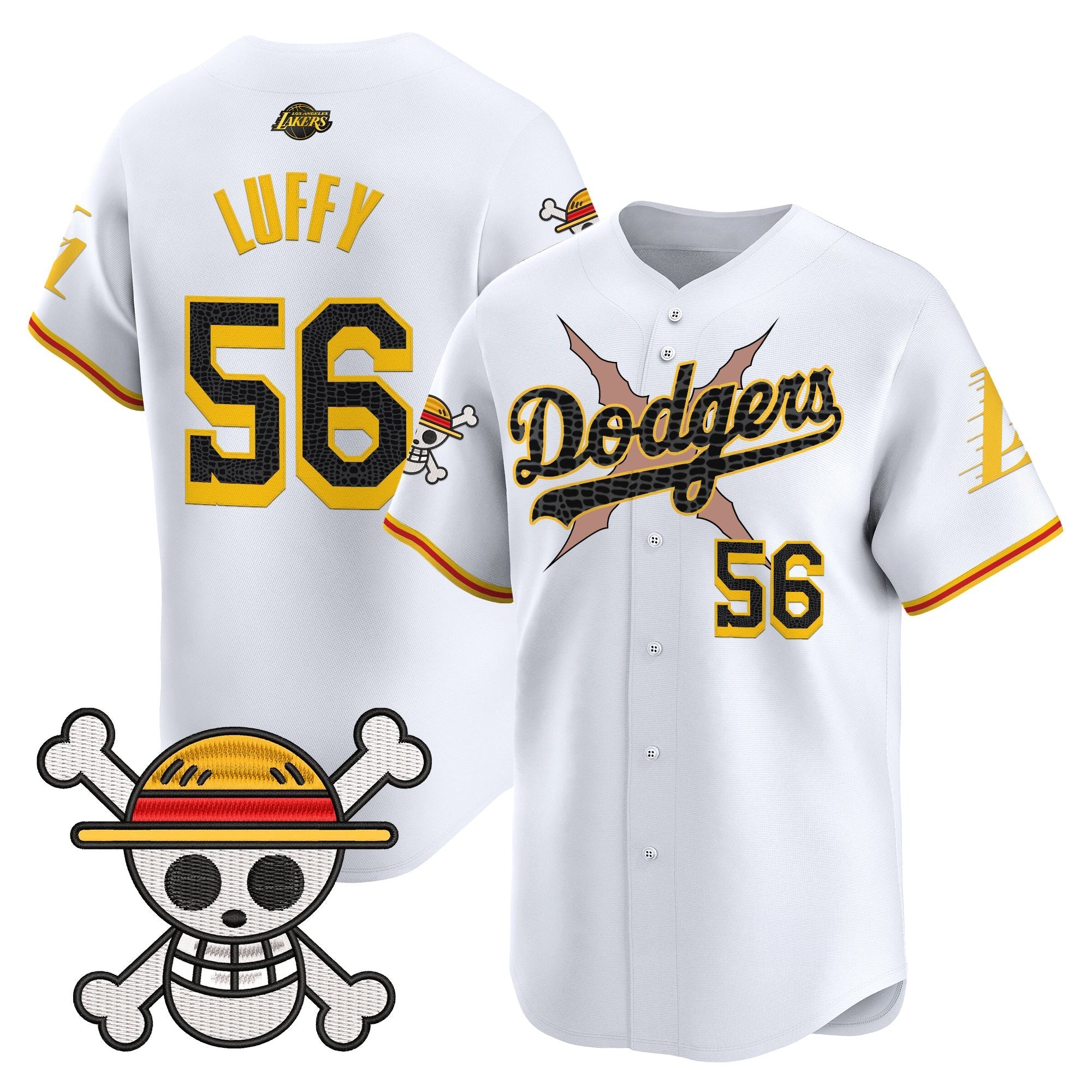 Men’s x One Piece x Mamba Vapor Premier Limited Jersey – Stitched