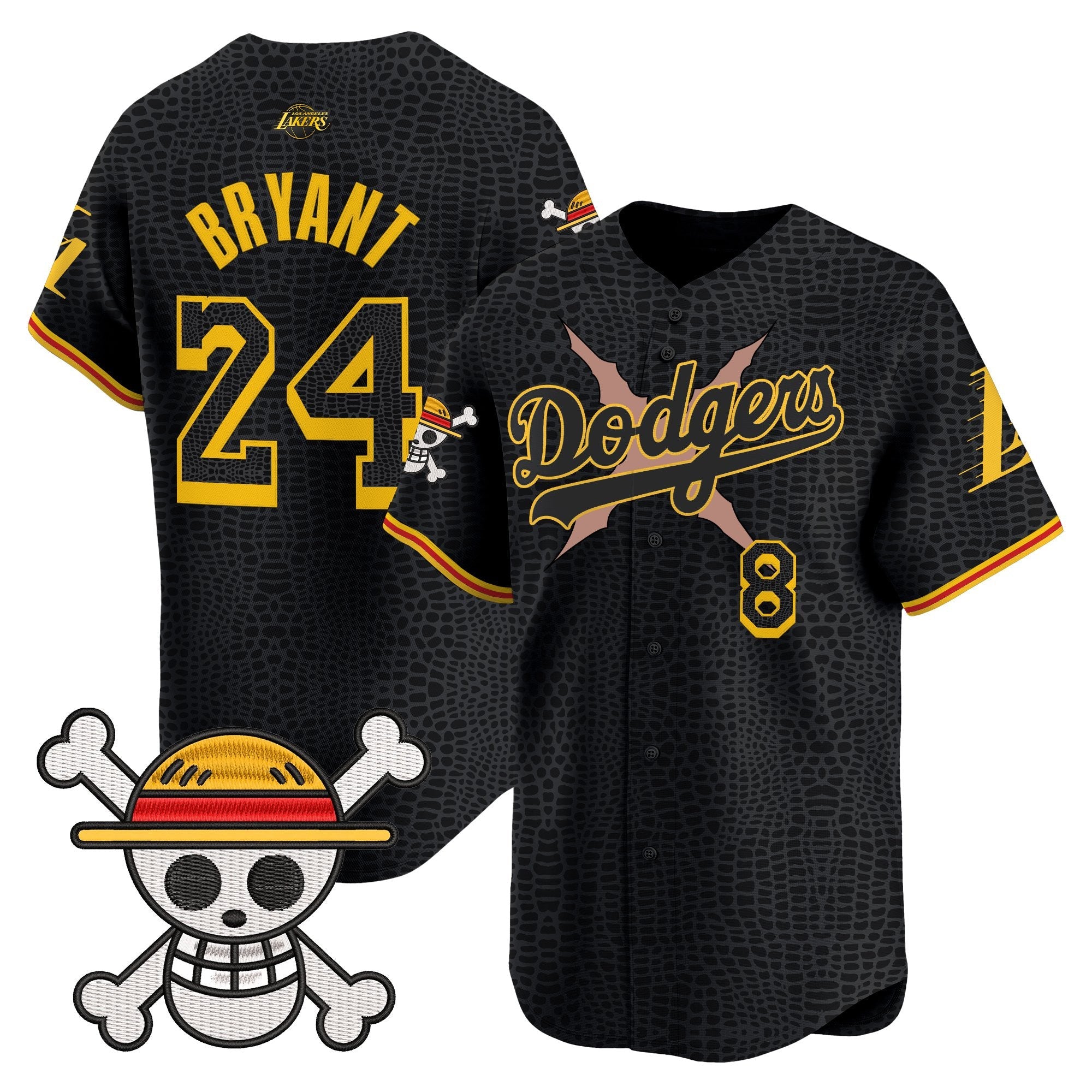 Men’s x One Piece x Mamba Vapor Premier Limited Jersey – Stitched