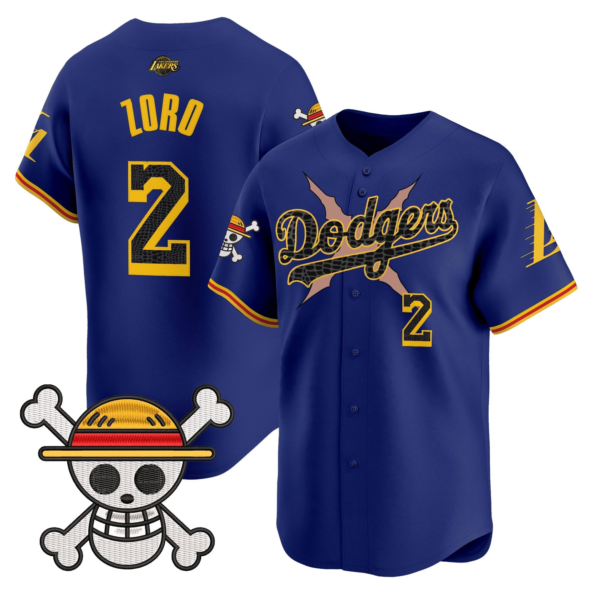 Men’s x One Piece x Mamba Vapor Premier Limited Jersey – Stitched