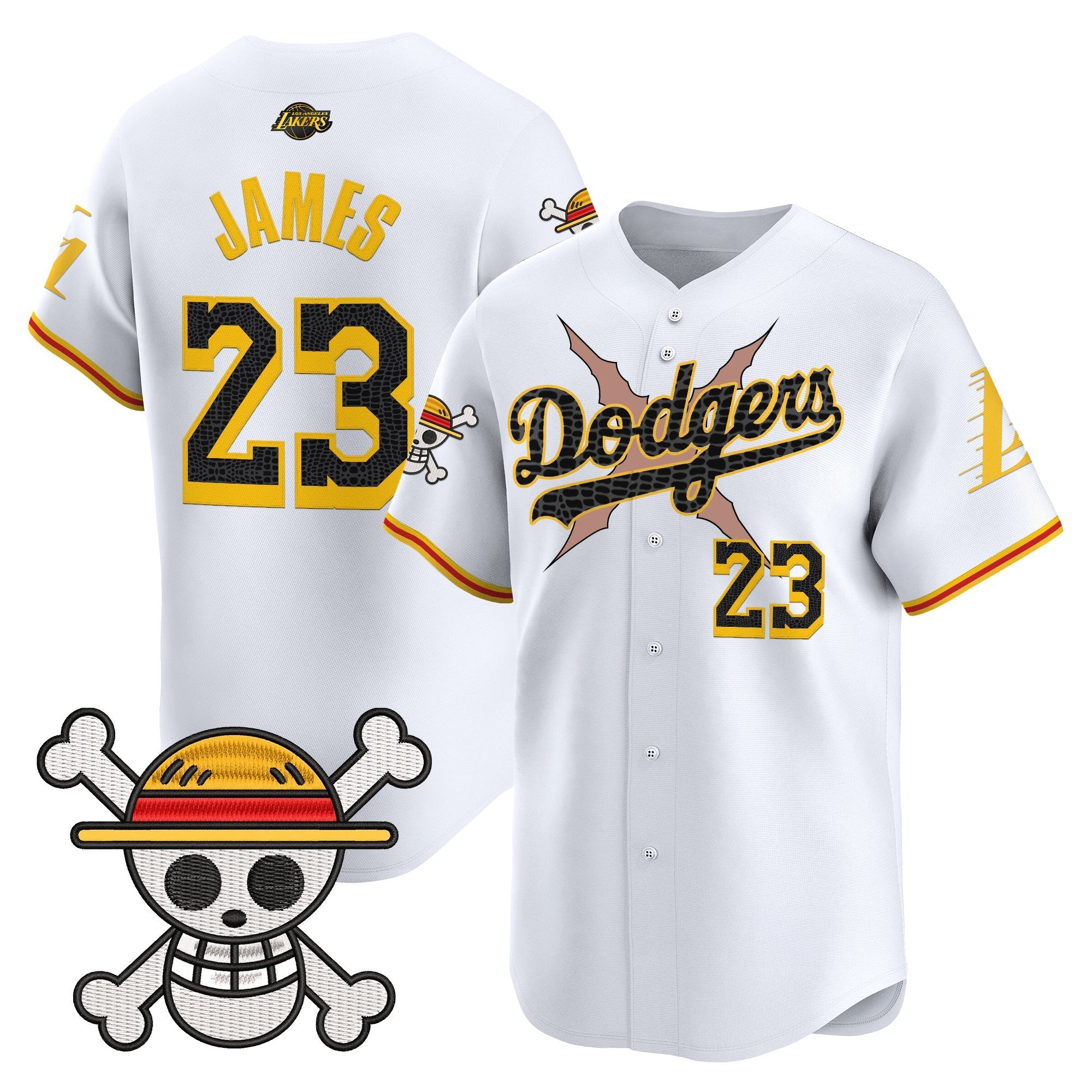 Men’s x One Piece x Mamba Vapor Premier Limited Jersey – Stitched