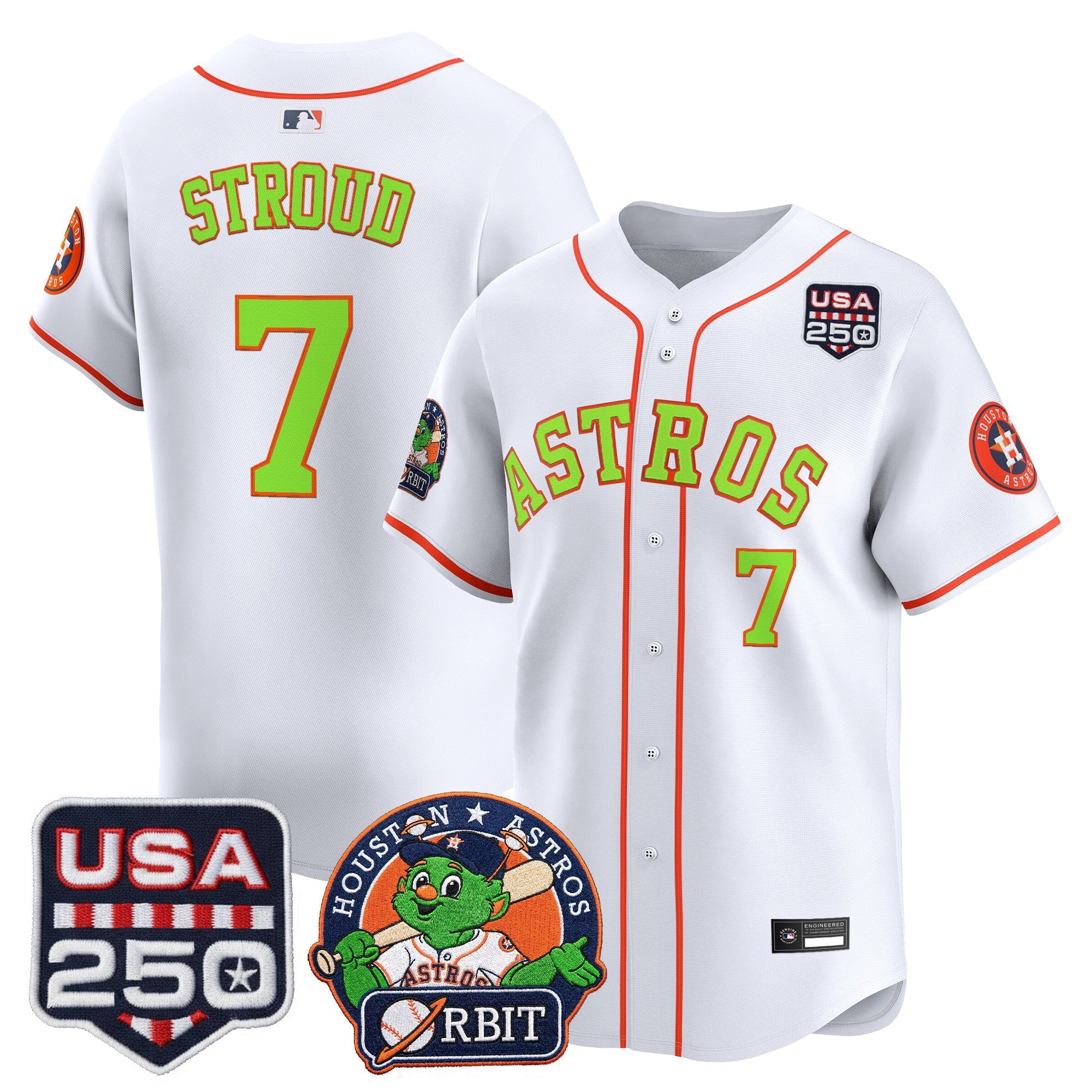 Men’s Orbit & 250 Patch Vapor Premier Limited Jersey
