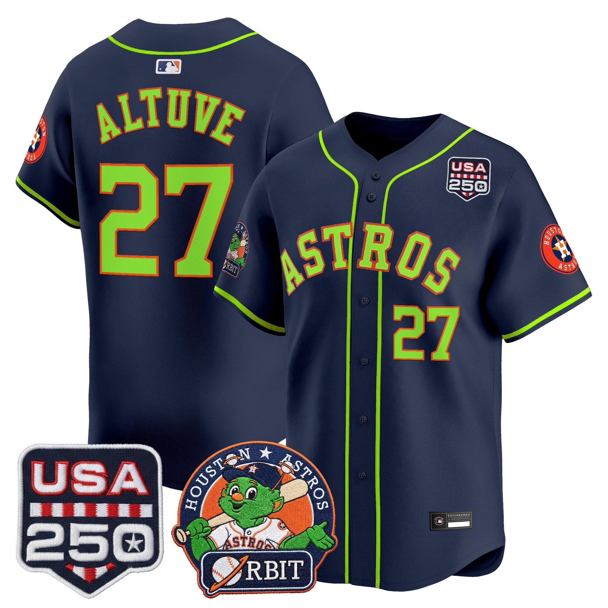 Men’s Orbit & 250 Patch Vapor Premier Limited Jersey