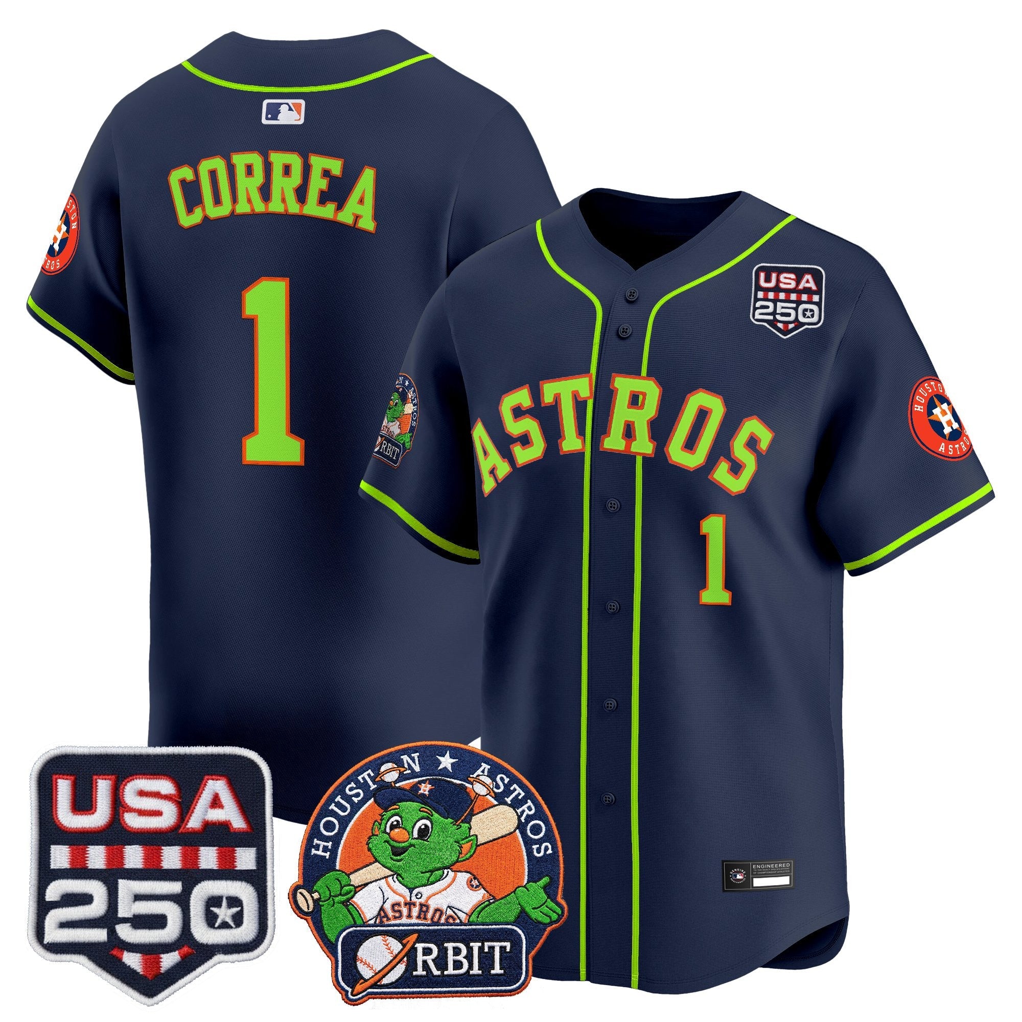 Men’s Orbit & 250 Patch Vapor Premier Limited Jersey