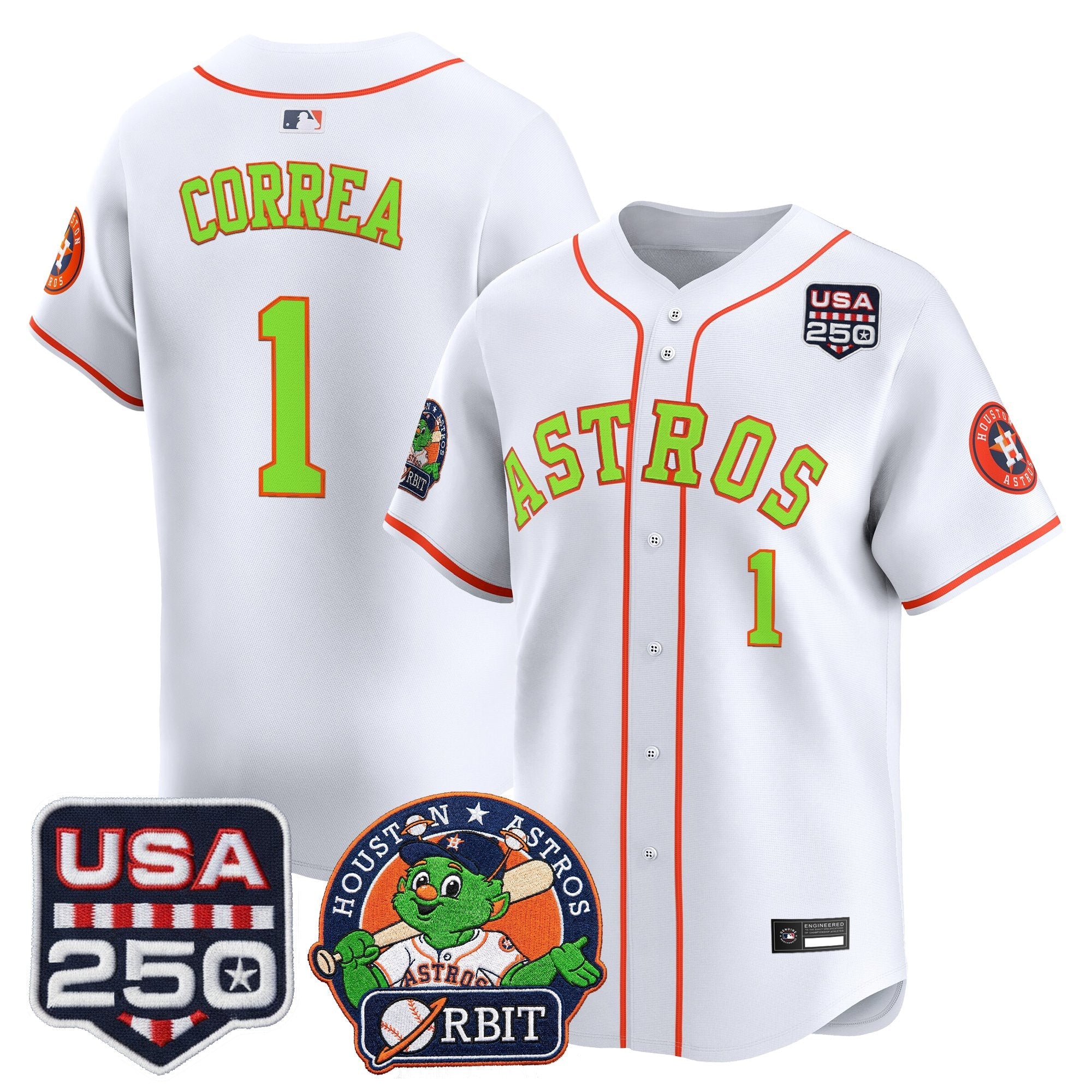 Men’s Orbit & 250 Patch Vapor Premier Limited Jersey