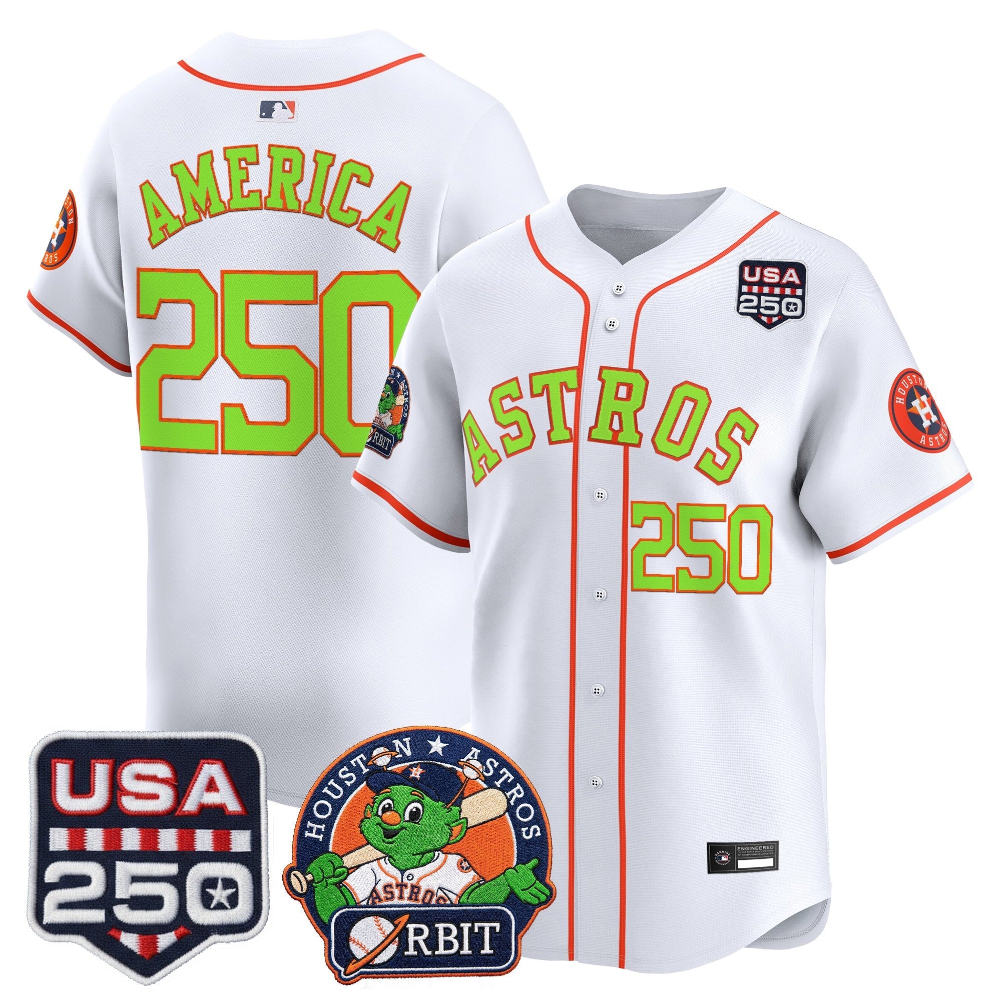 Men’s Orbit & 250 Patch Vapor Premier Limited Jersey