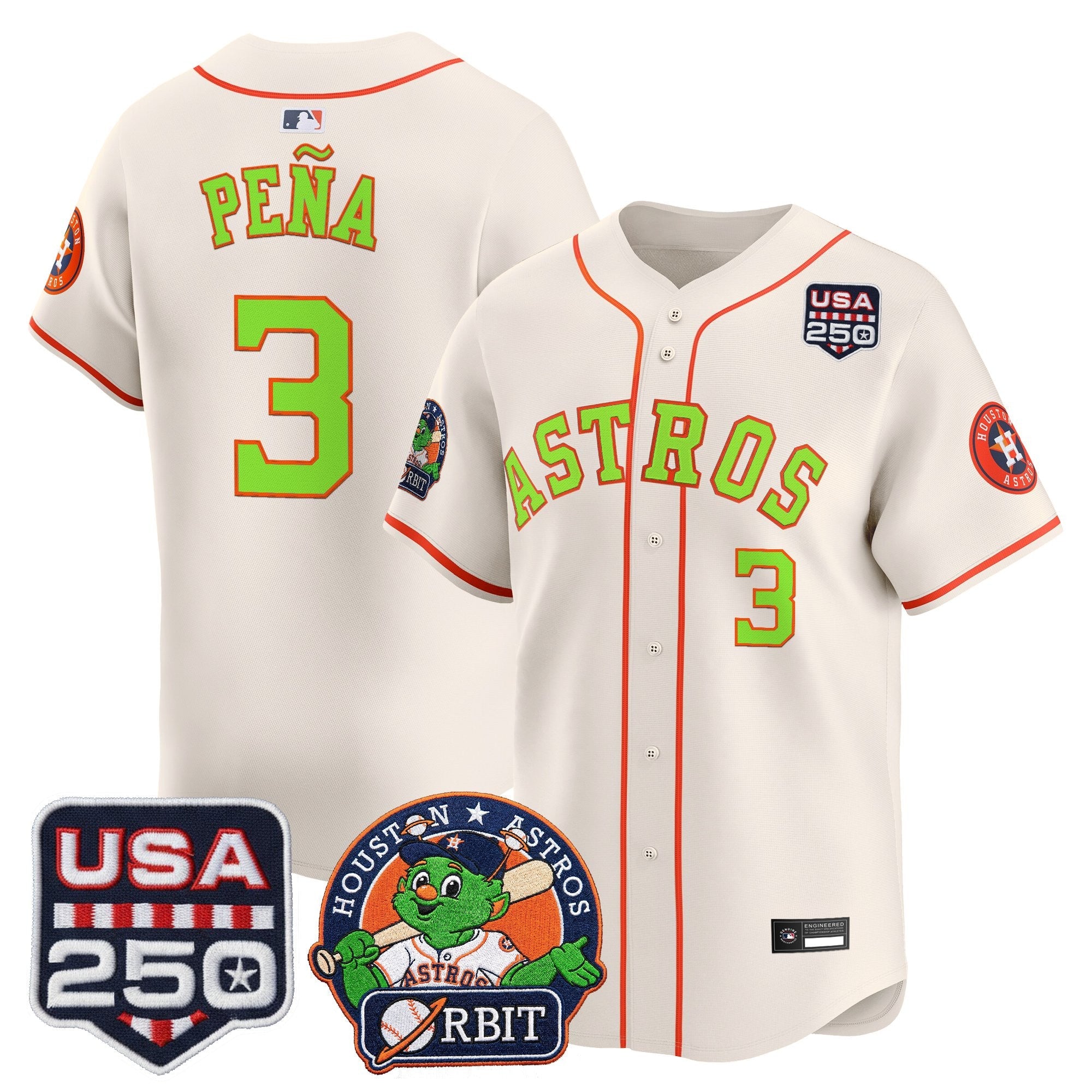 Men’s Orbit & 250 Patch Vapor Premier Limited Jersey