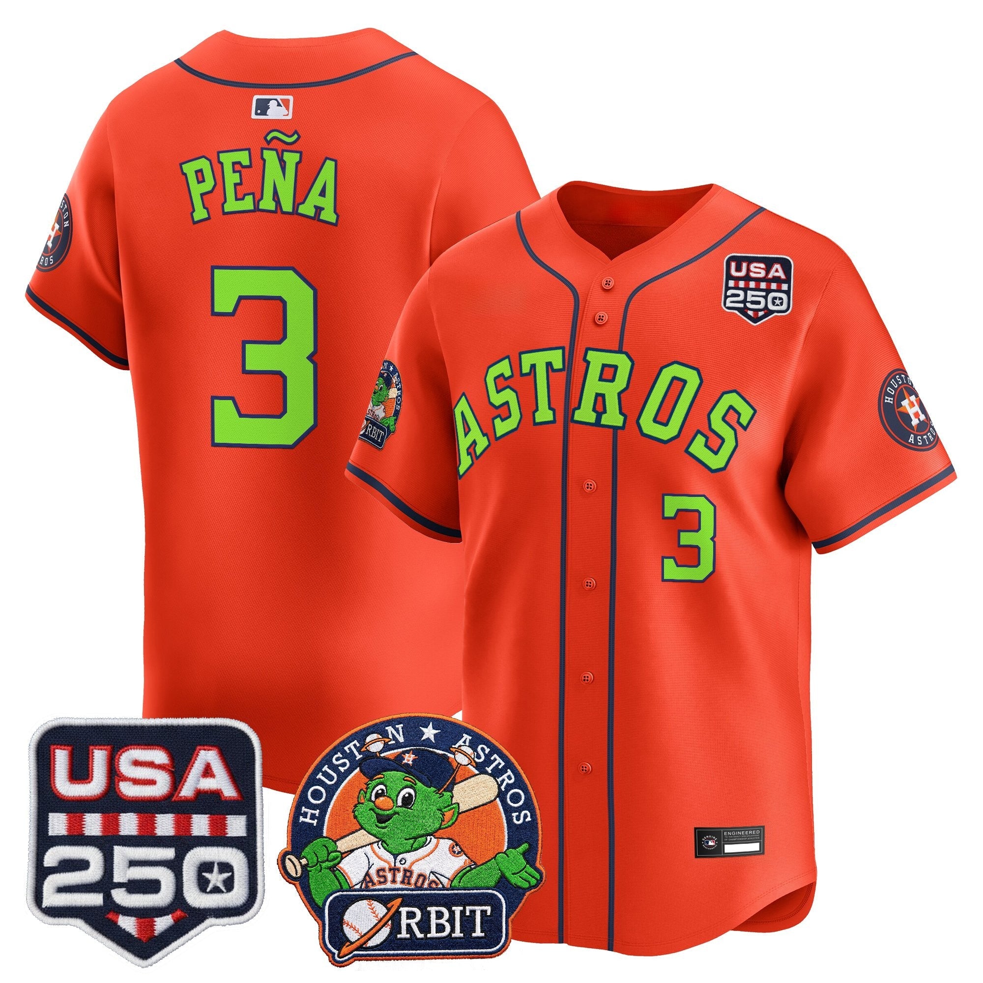 Men’s Orbit & 250 Patch Vapor Premier Limited Jersey