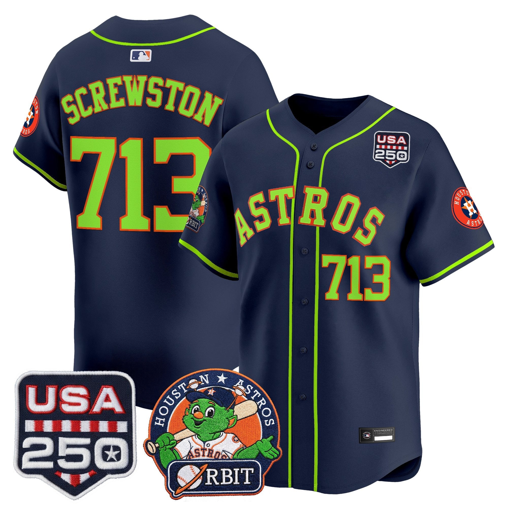 Men’s Orbit & 250 Patch Vapor Premier Limited Jersey