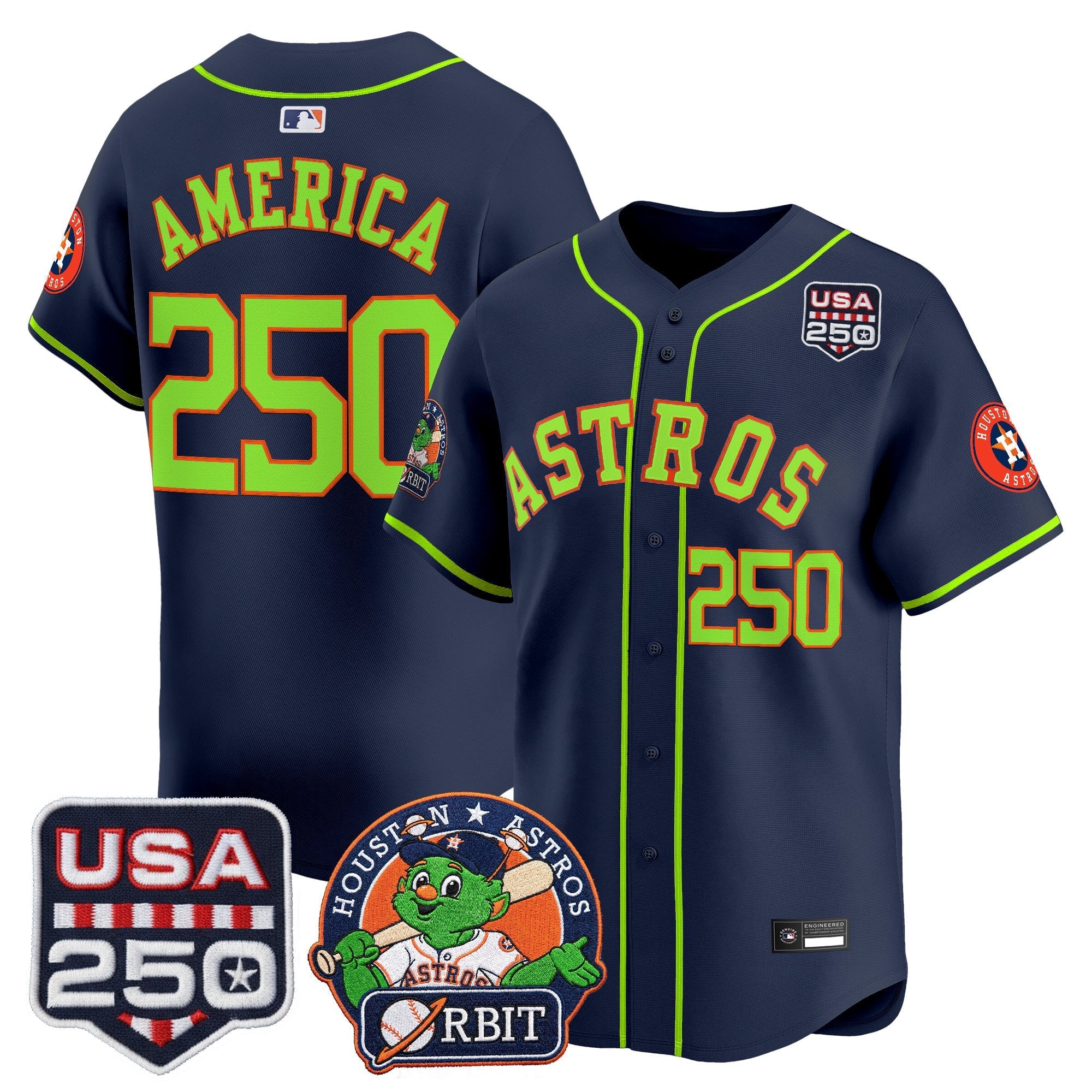 Men’s Orbit & 250 Patch Vapor Premier Limited Jersey