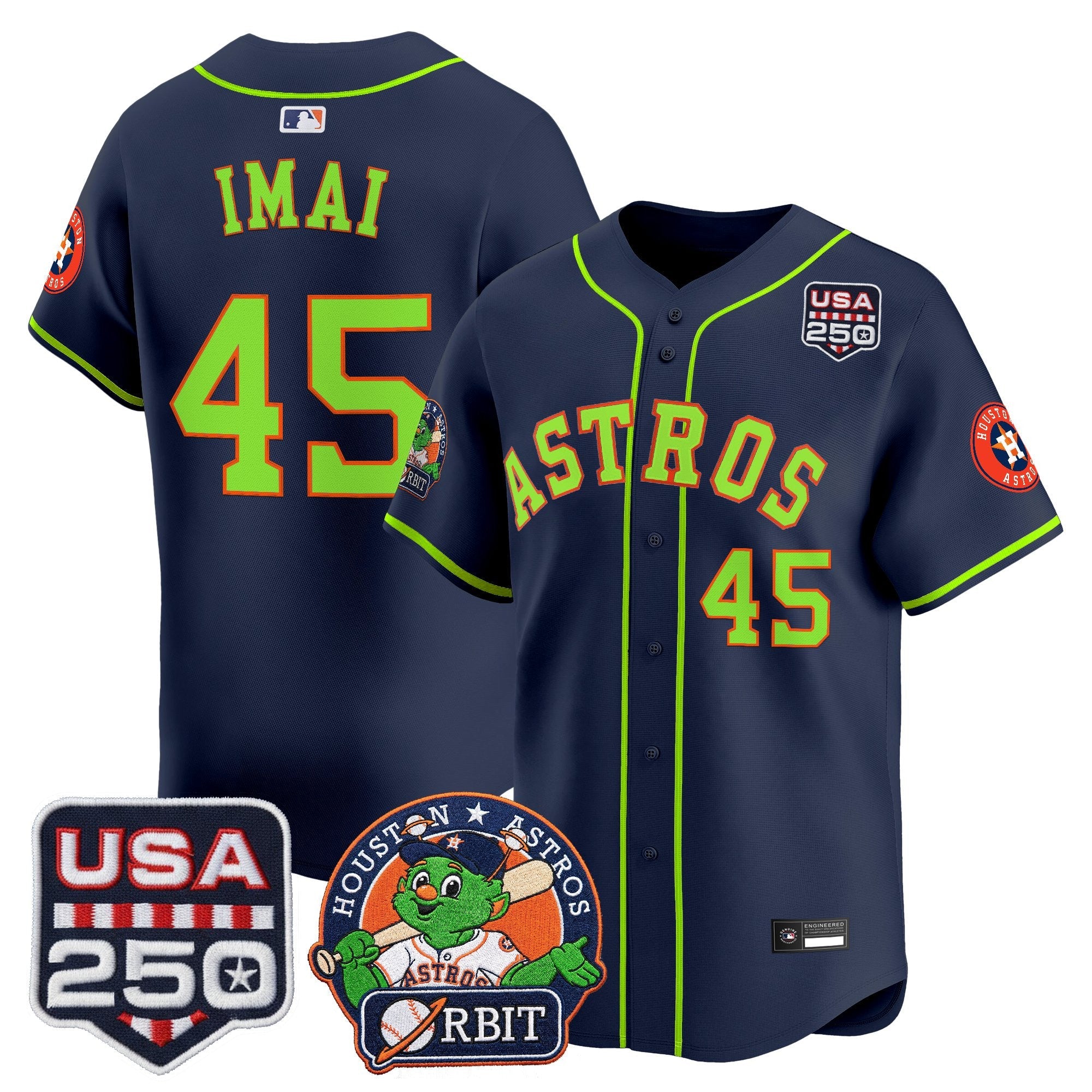 Men’s Orbit & 250 Patch Vapor Premier Limited Jersey