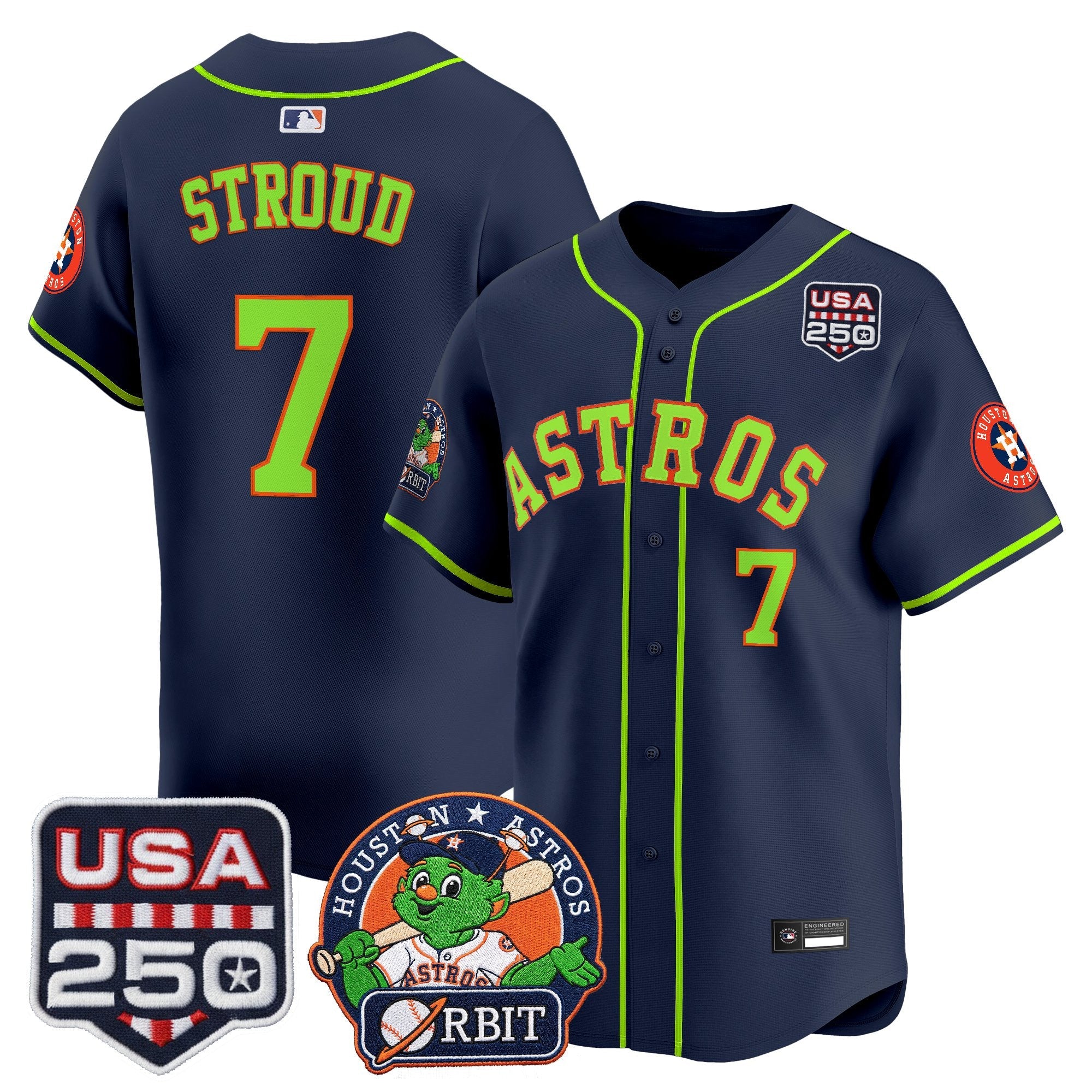 Men’s Orbit & 250 Patch Vapor Premier Limited Jersey