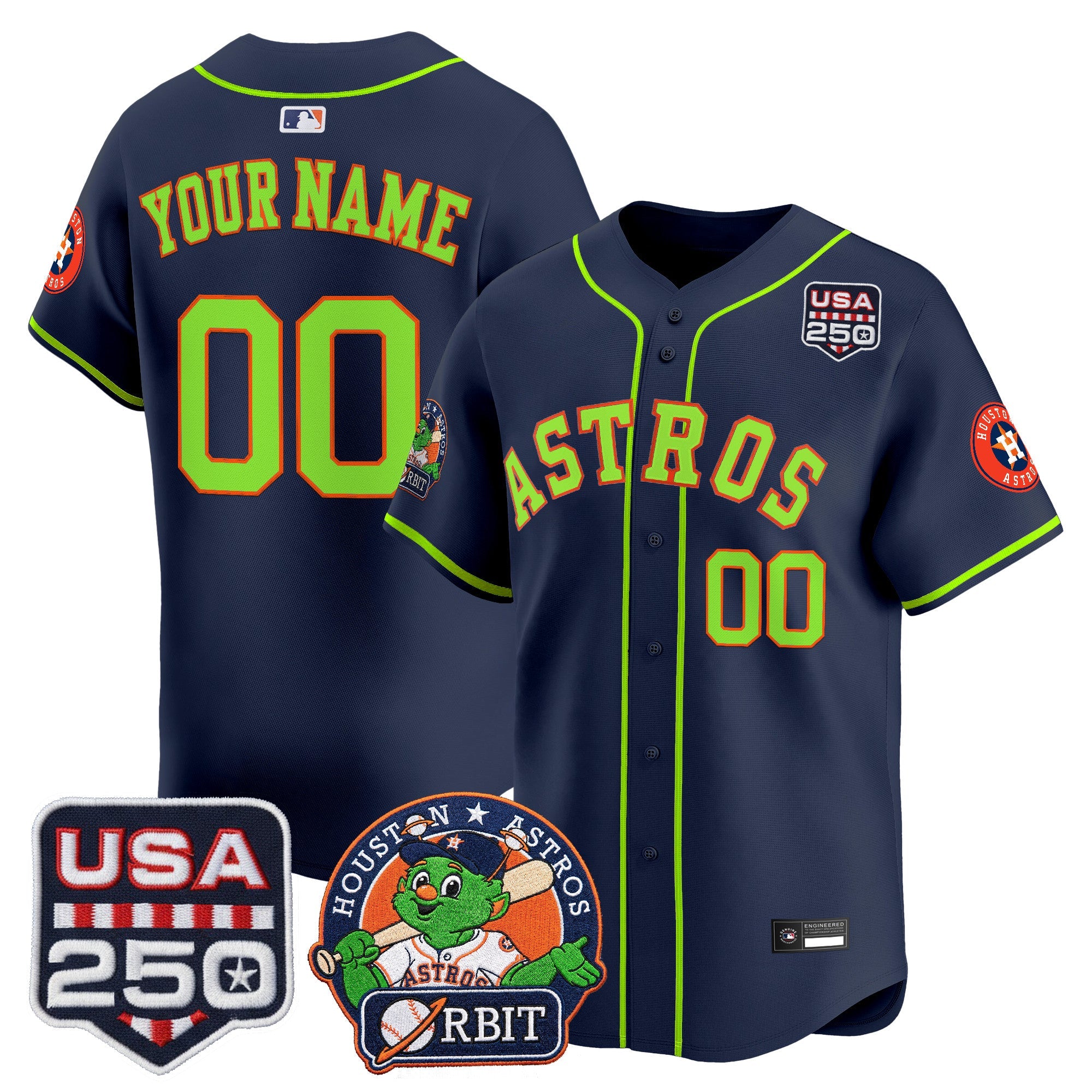 Orbit & 250 Patch Vapor Premier Limited Custom Jersey