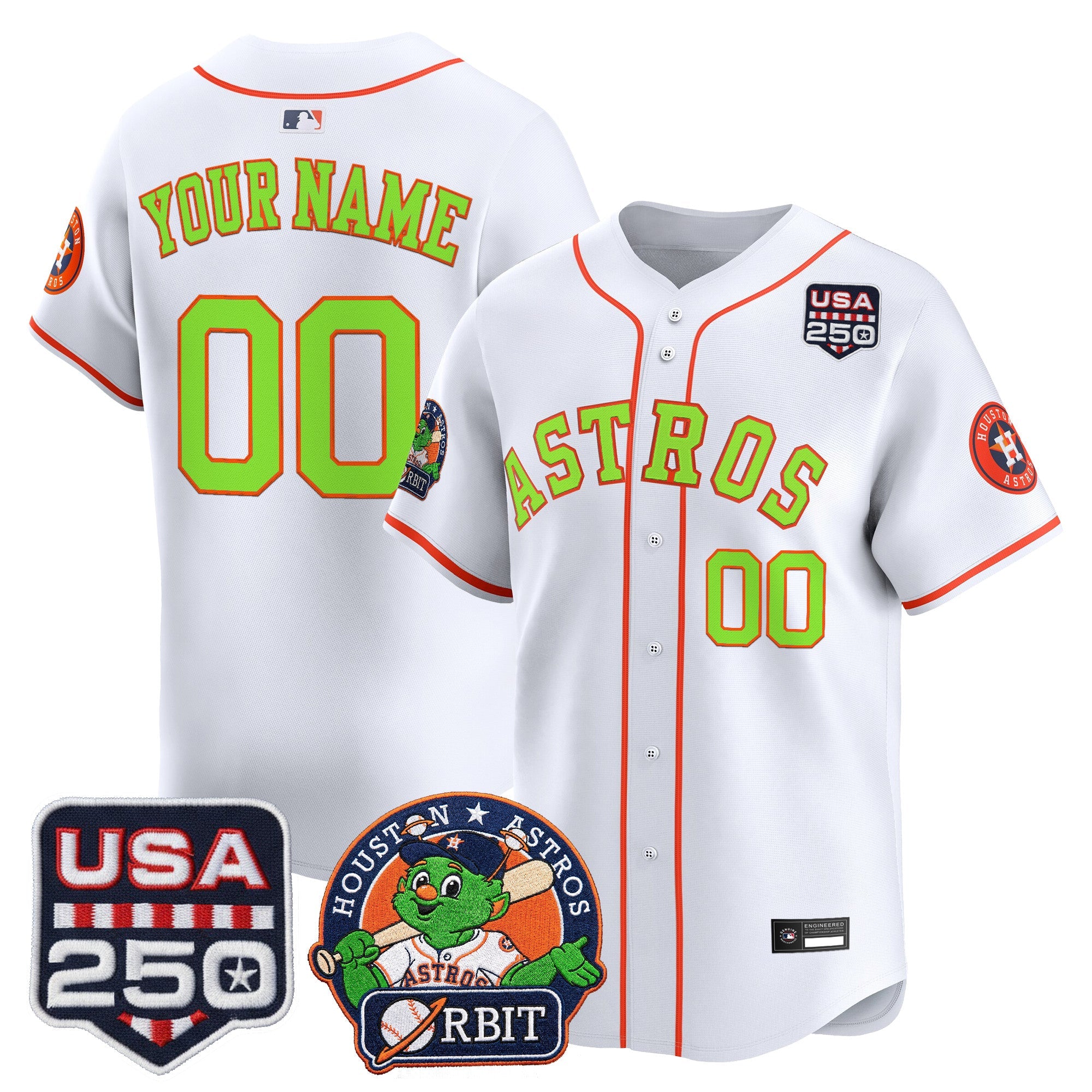 Orbit & 250 Patch Vapor Premier Limited Custom Jersey