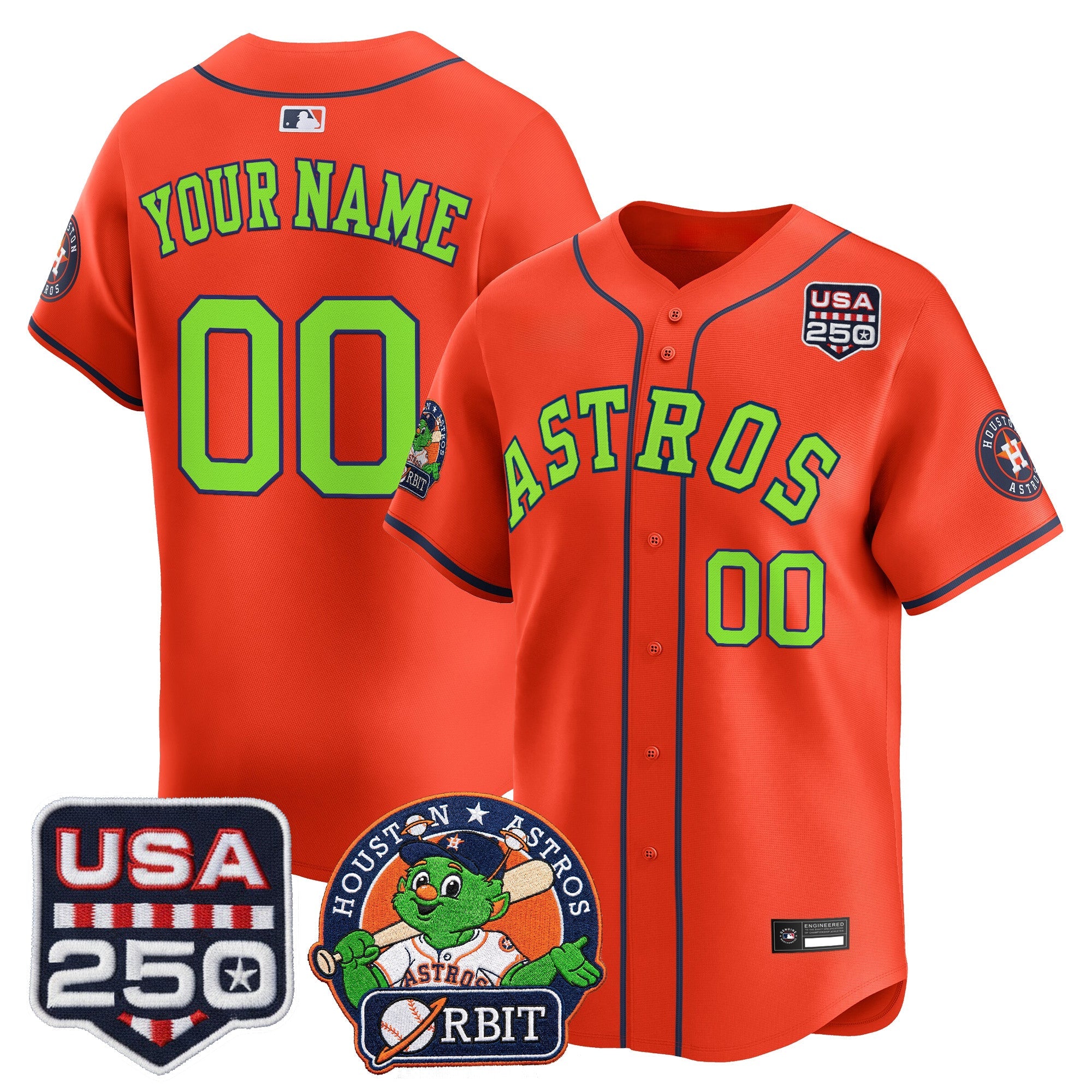 Orbit & 250 Patch Vapor Premier Limited Custom Jersey