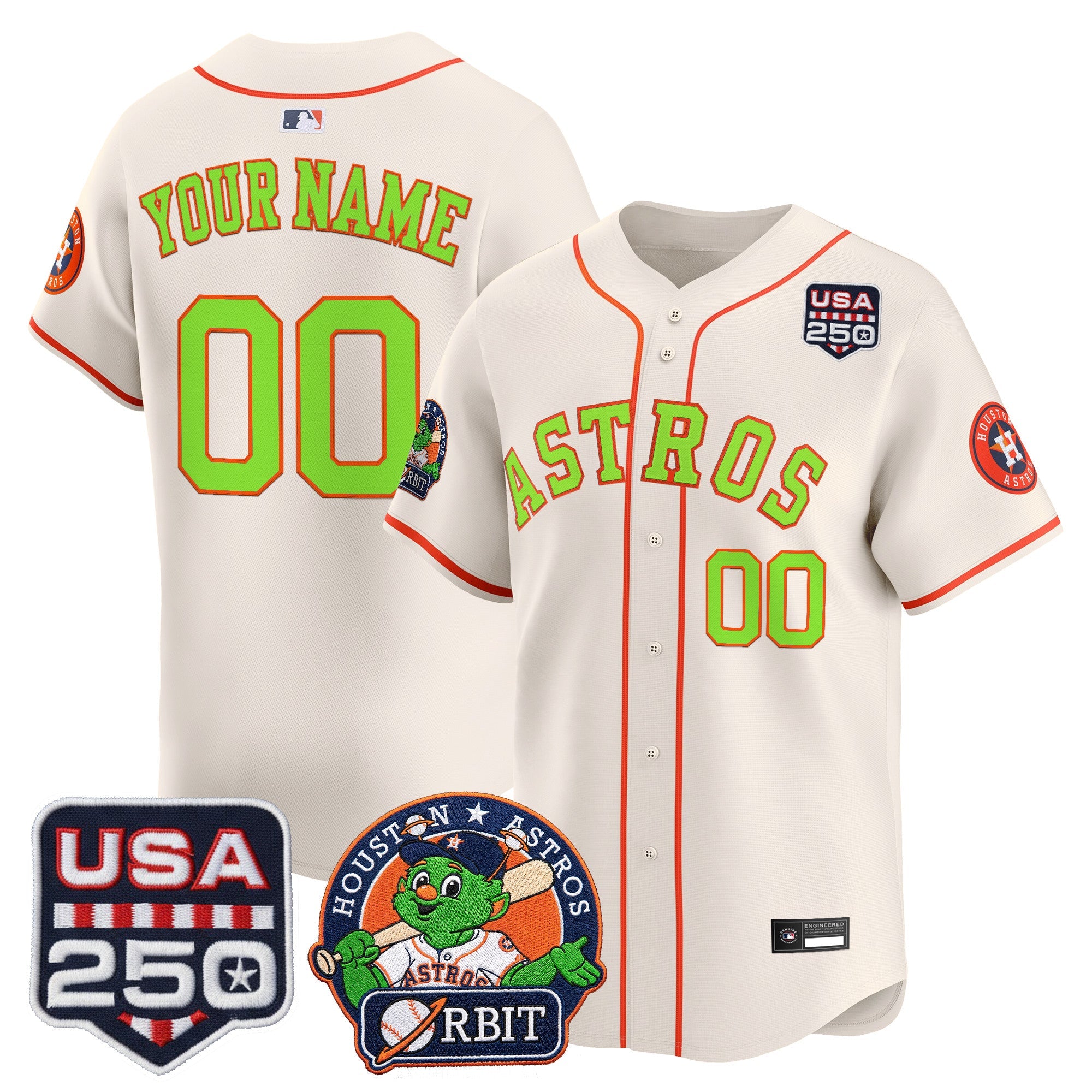 Orbit & 250 Patch Vapor Premier Limited Custom Jersey