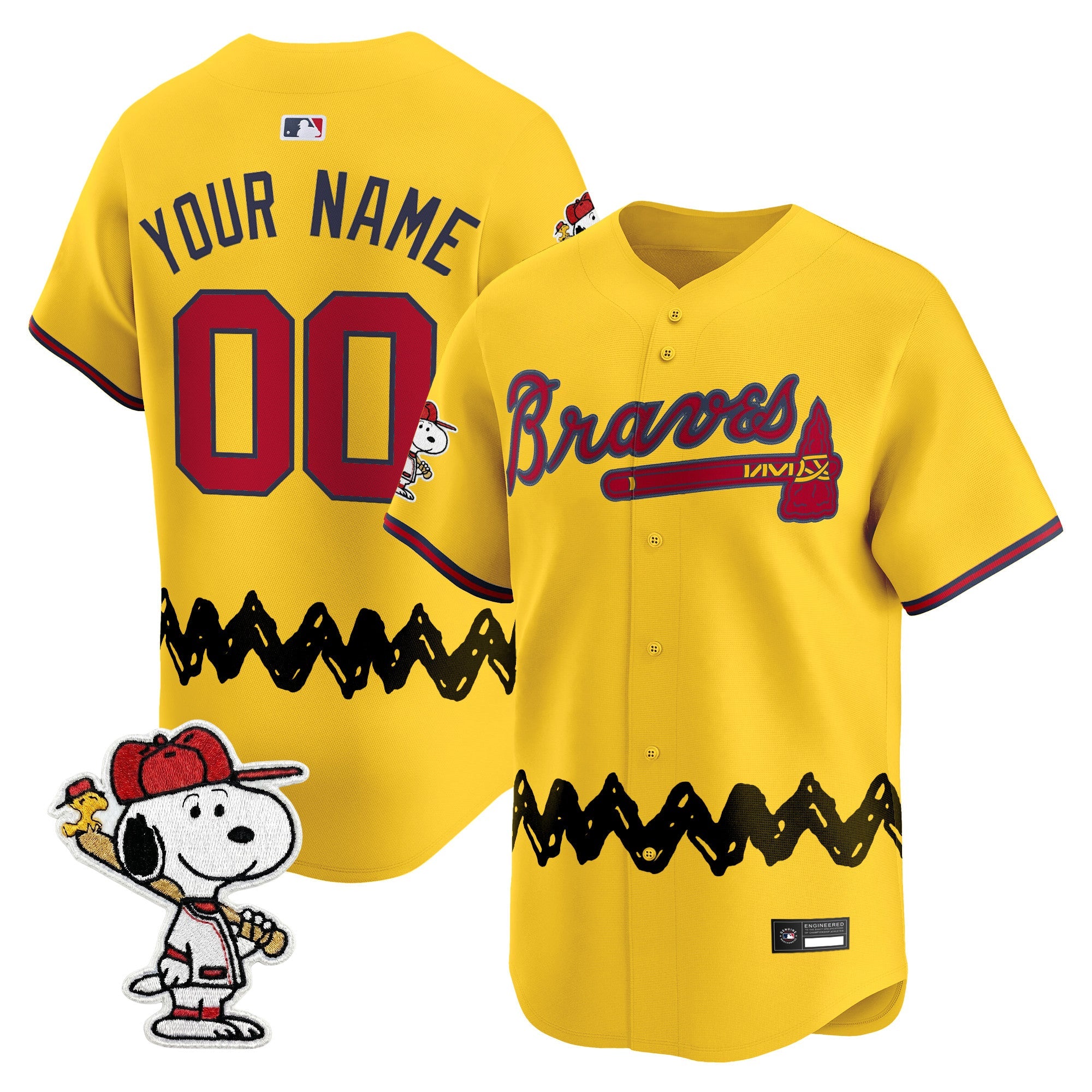 Peanuts Vapor Premier Limited Custom Jersey – Stitched
