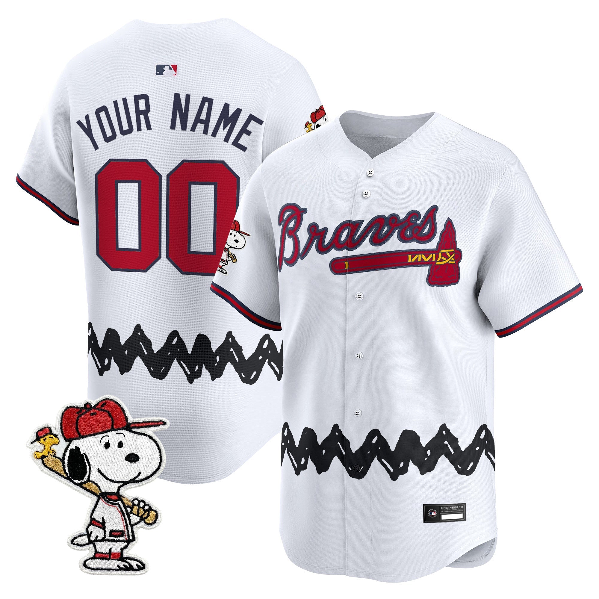 Peanuts Vapor Premier Limited Custom Jersey – Stitched