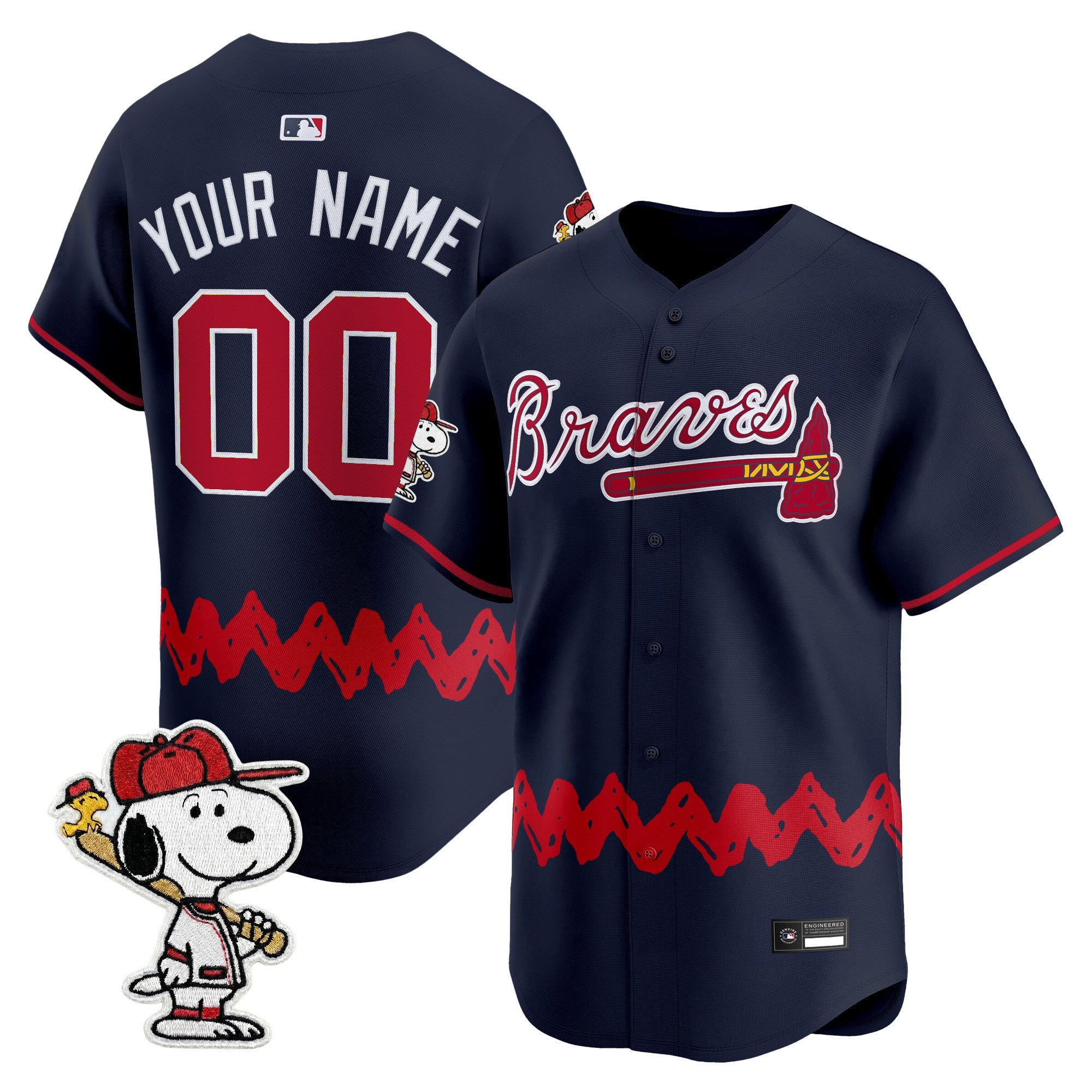 Peanuts Vapor Premier Limited Custom Jersey – Stitched