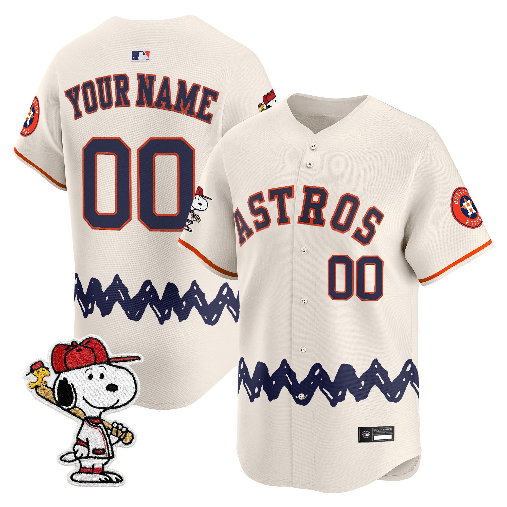 Peanuts Vapor Premier Limited Custom Jersey – Stitched