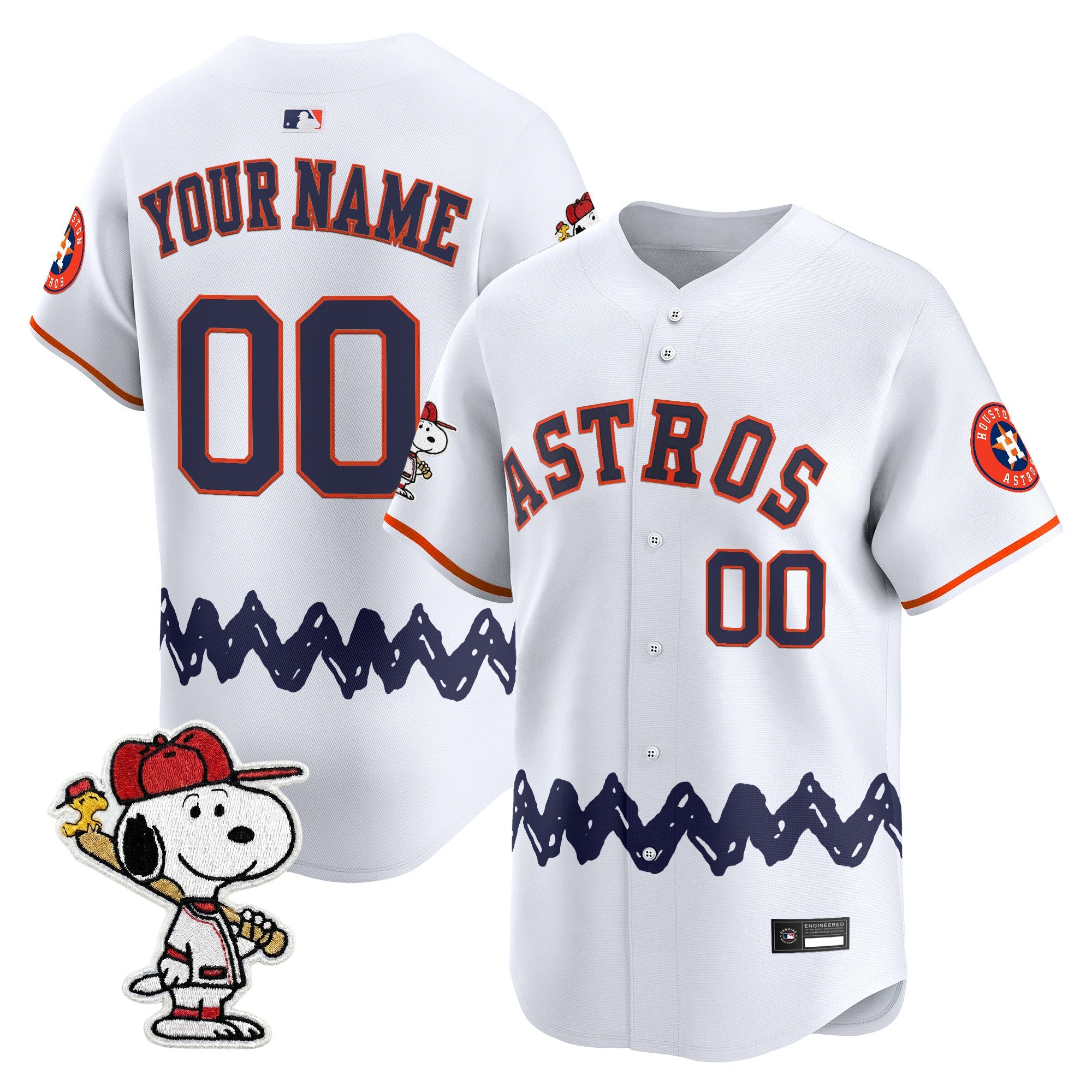 Peanuts Vapor Premier Limited Custom Jersey – Stitched