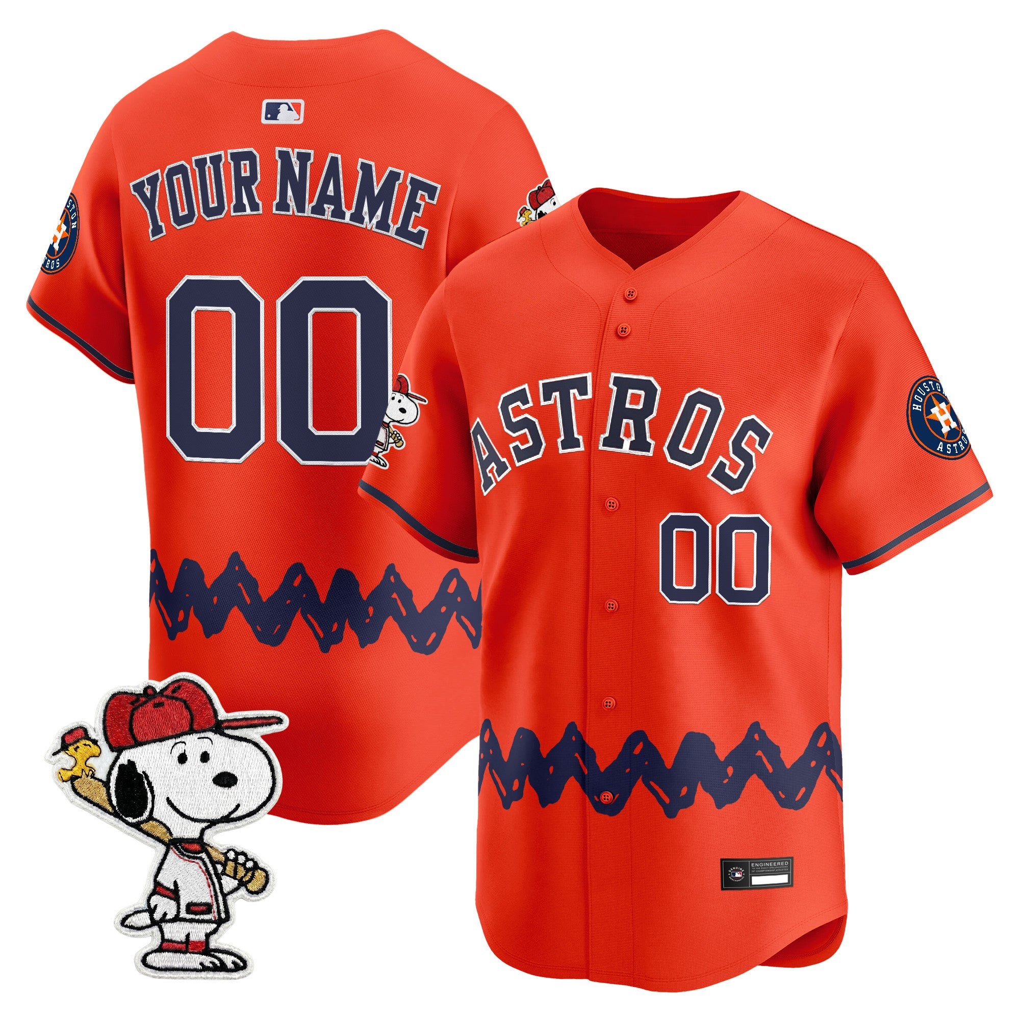 Peanuts Vapor Premier Limited Custom Jersey – Stitched