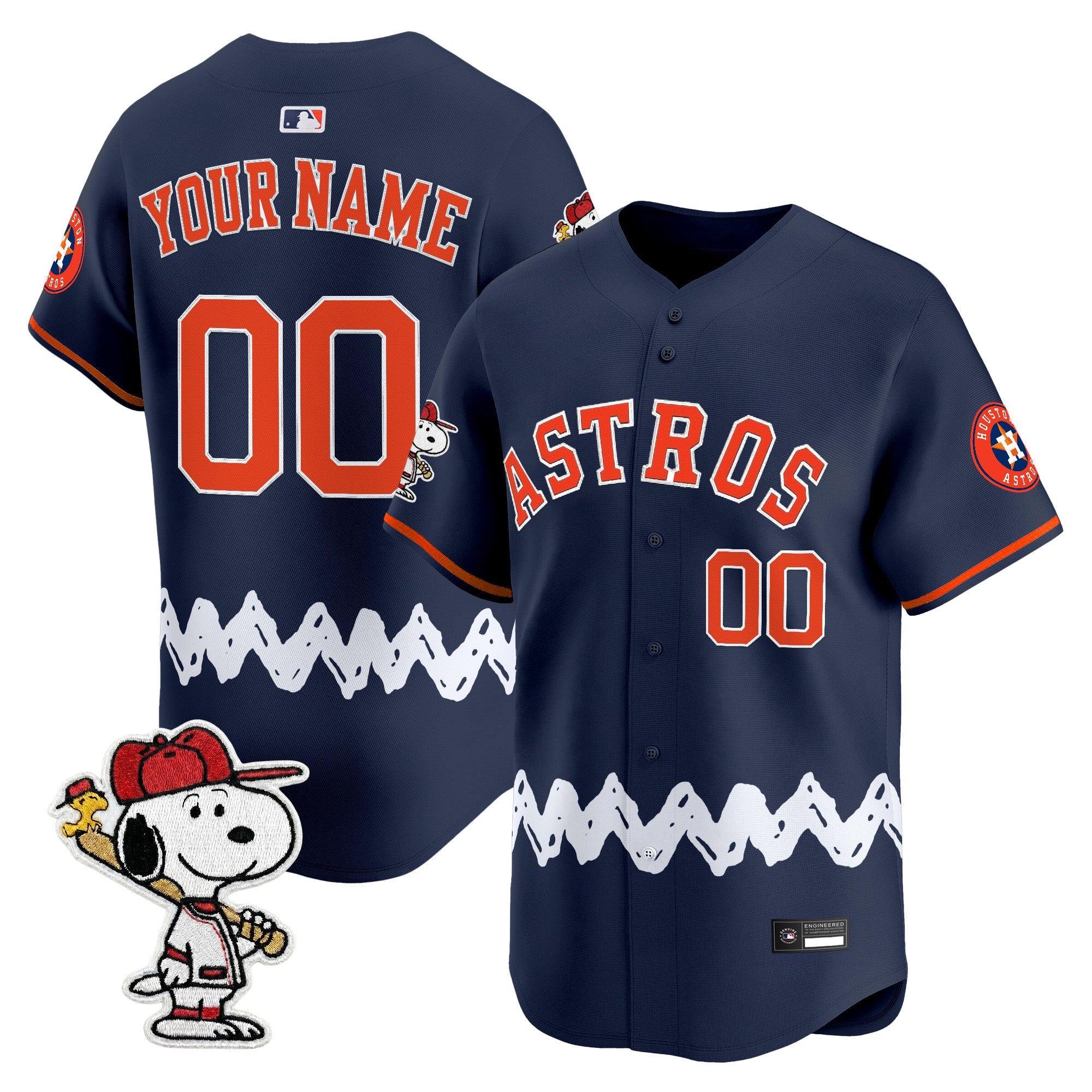 Peanuts Vapor Premier Limited Custom Jersey – Stitched