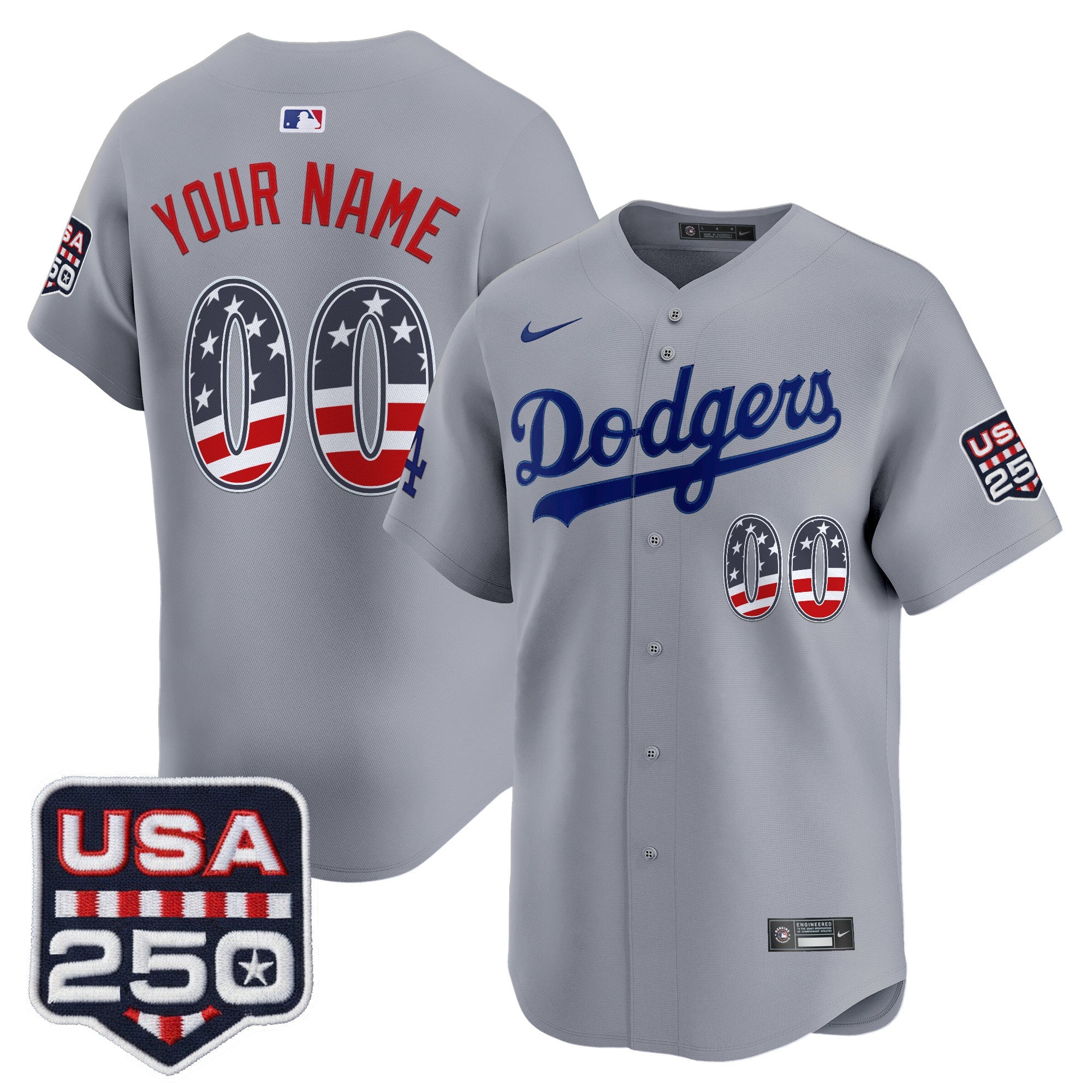 250 Fourth of July Vapor Premier Limited Custom Jersey