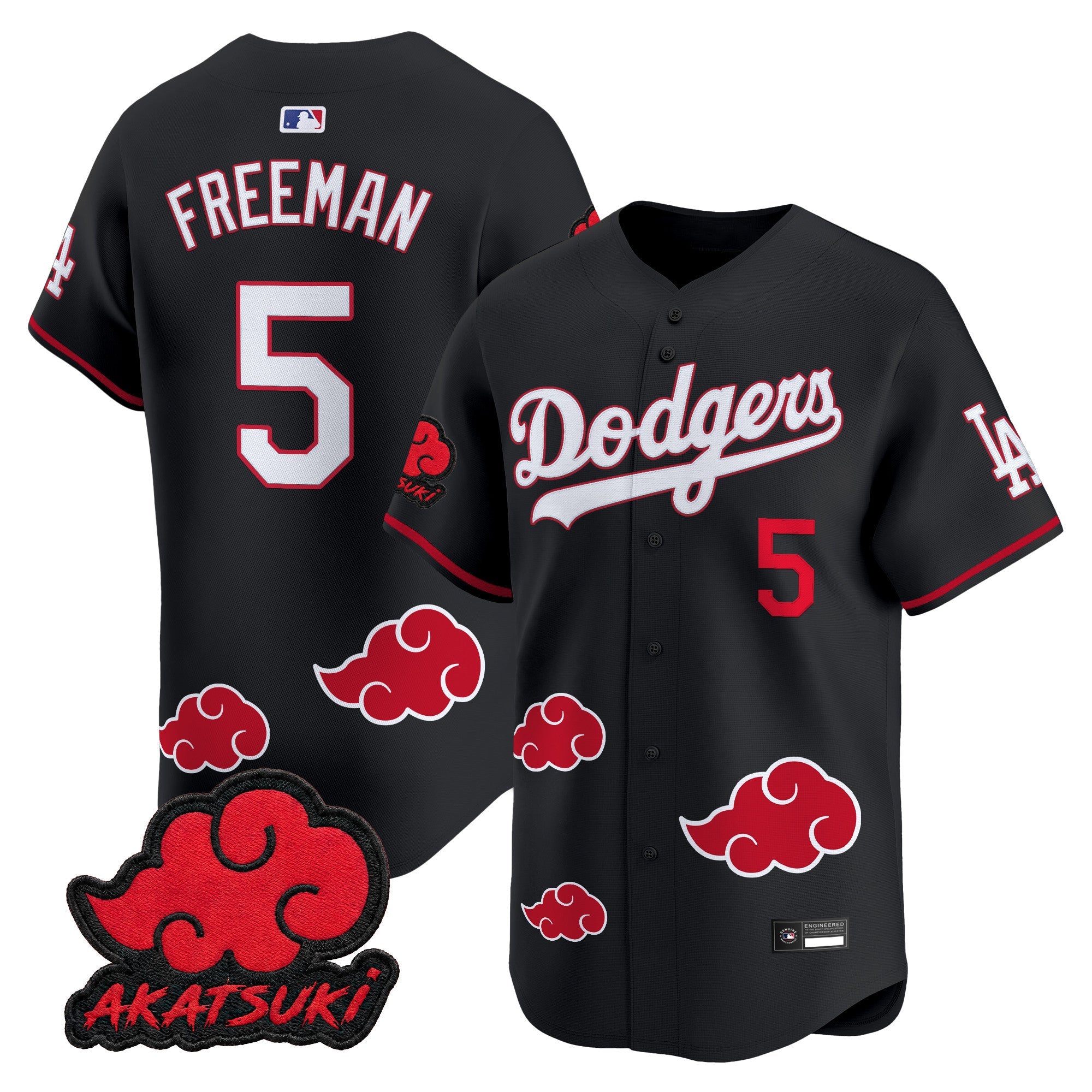 Naruto “Akatsuki Edition” Vapor Premier Limited Jersey – Stitched