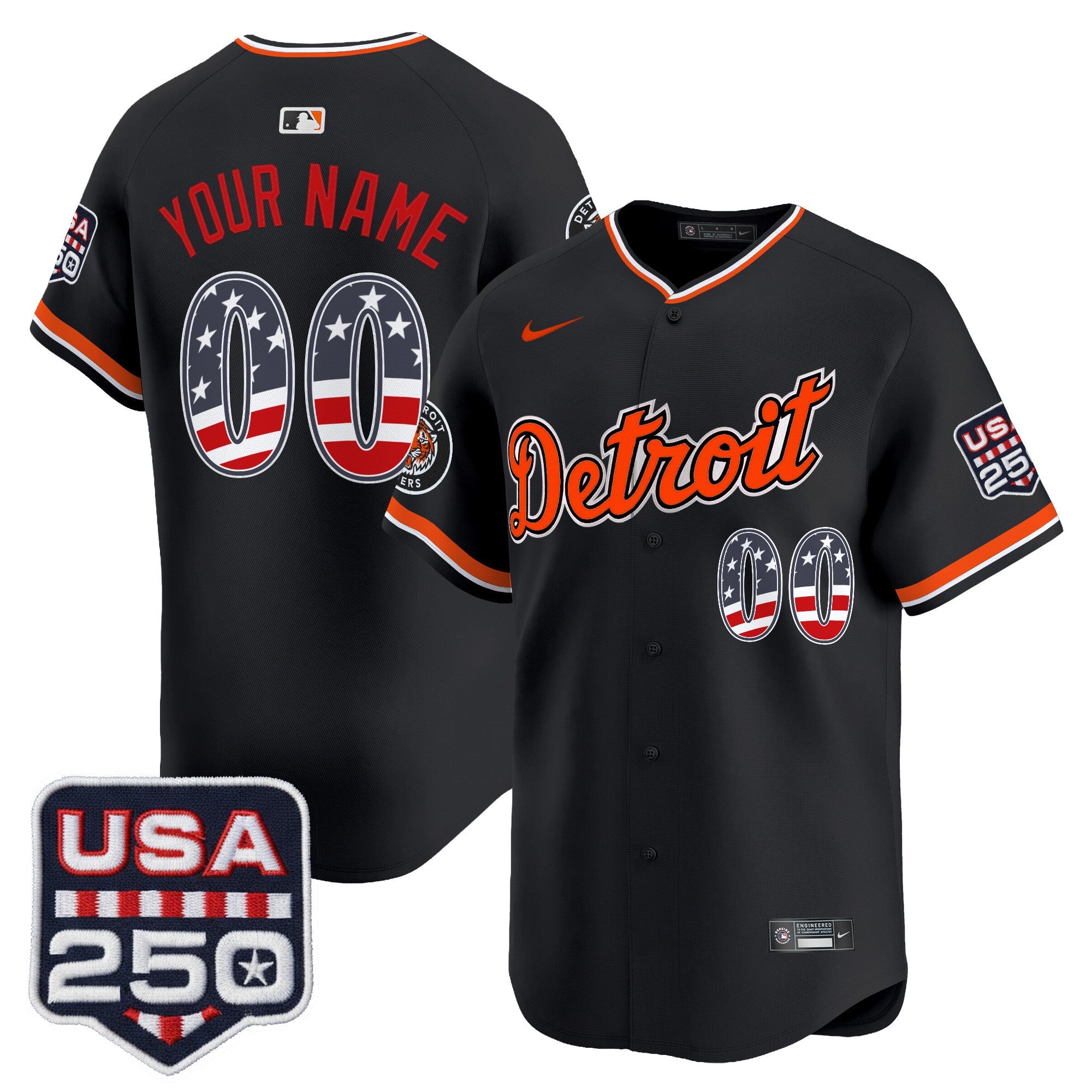 250 Fourth of July Vapor Premier Limited Custom Jersey