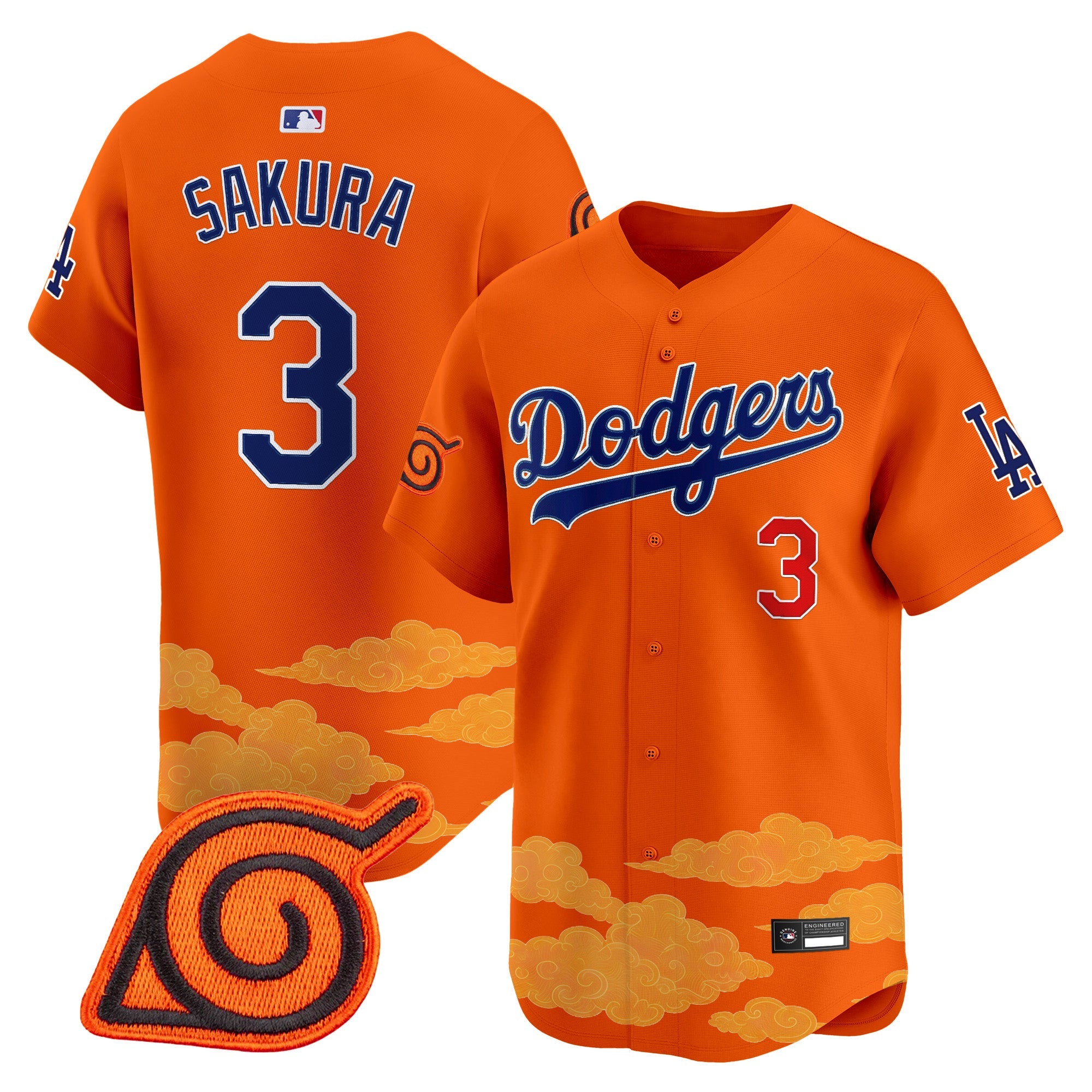 Naruto Vapor Premier Limited Jersey – Stitched